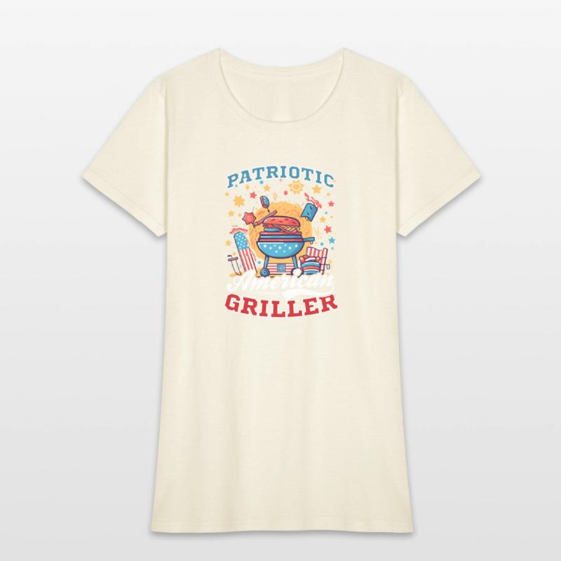 4th Of July BBQ Patriotic American Griller