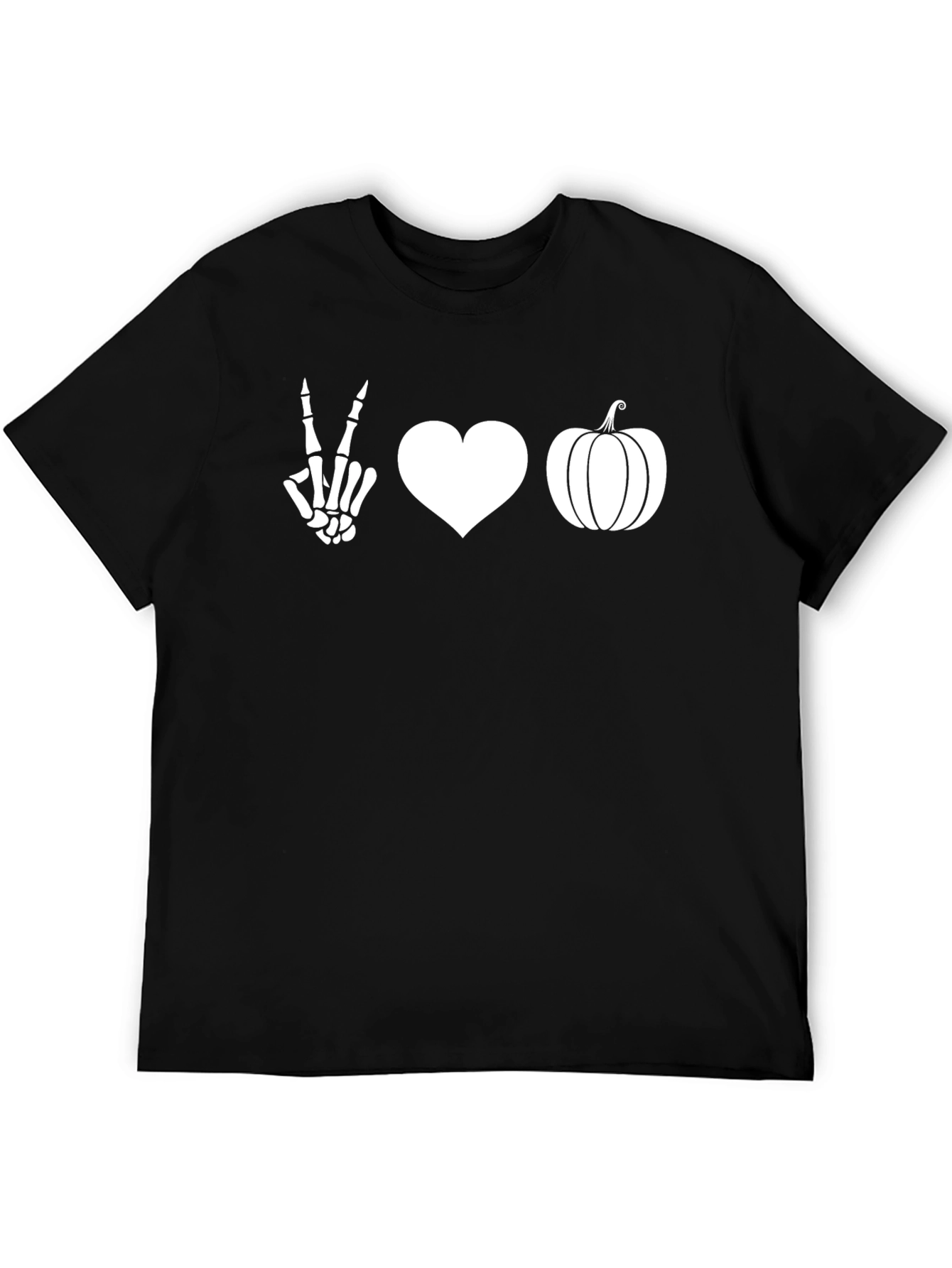 Peace Love Pumpkin Halloween T-Shirt