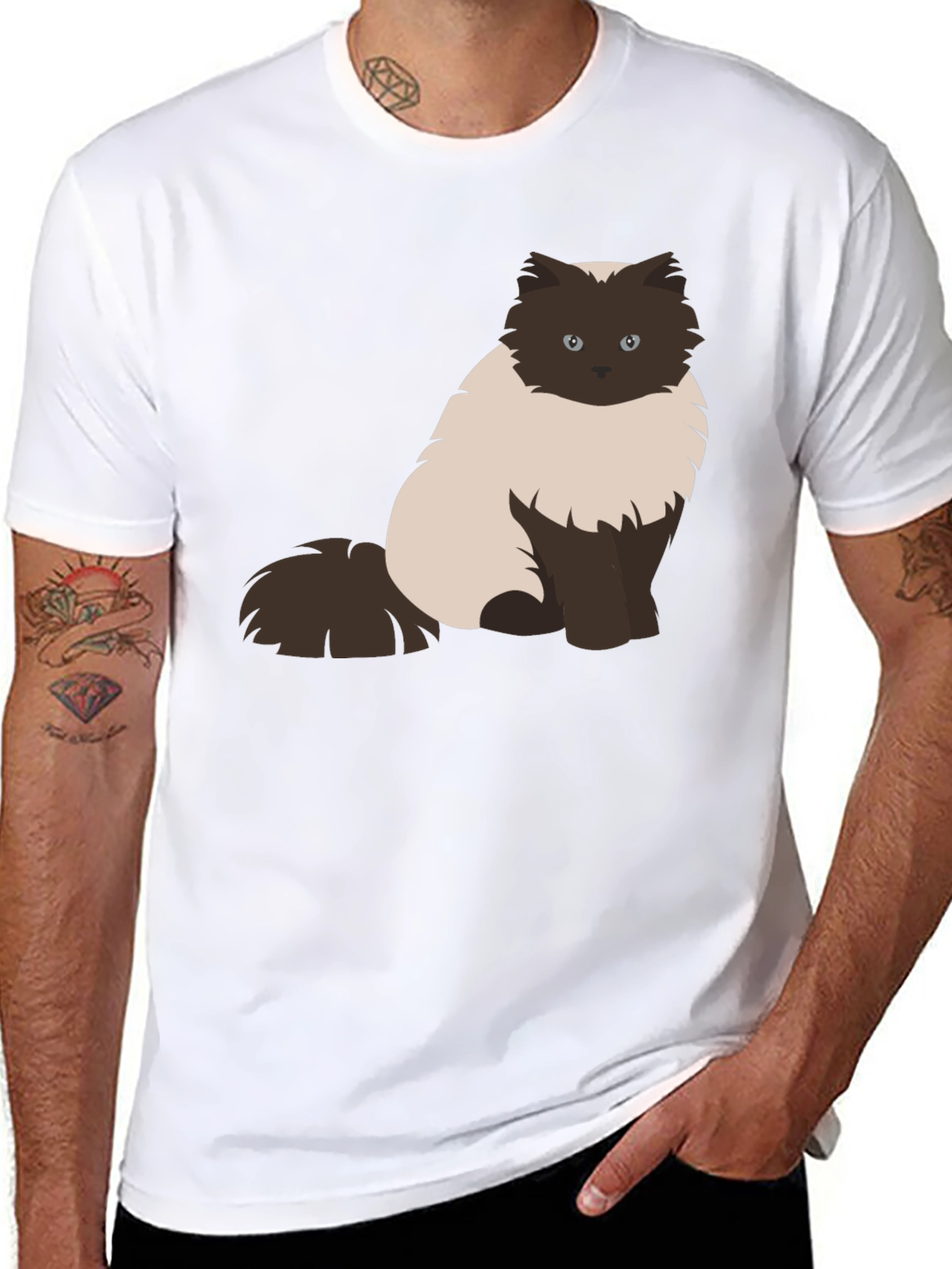 Ragdoll Cat Graphic T-Shirt - Soft & Stylish