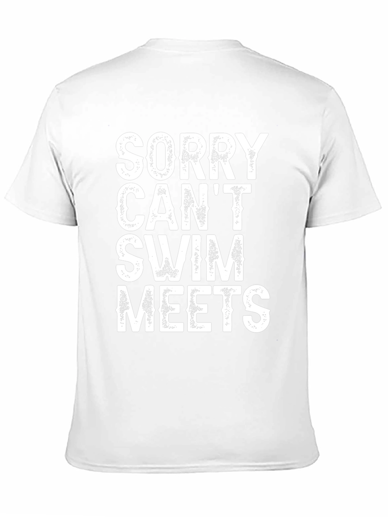 Funny Sorry Cant Swim Meets T-Shirt