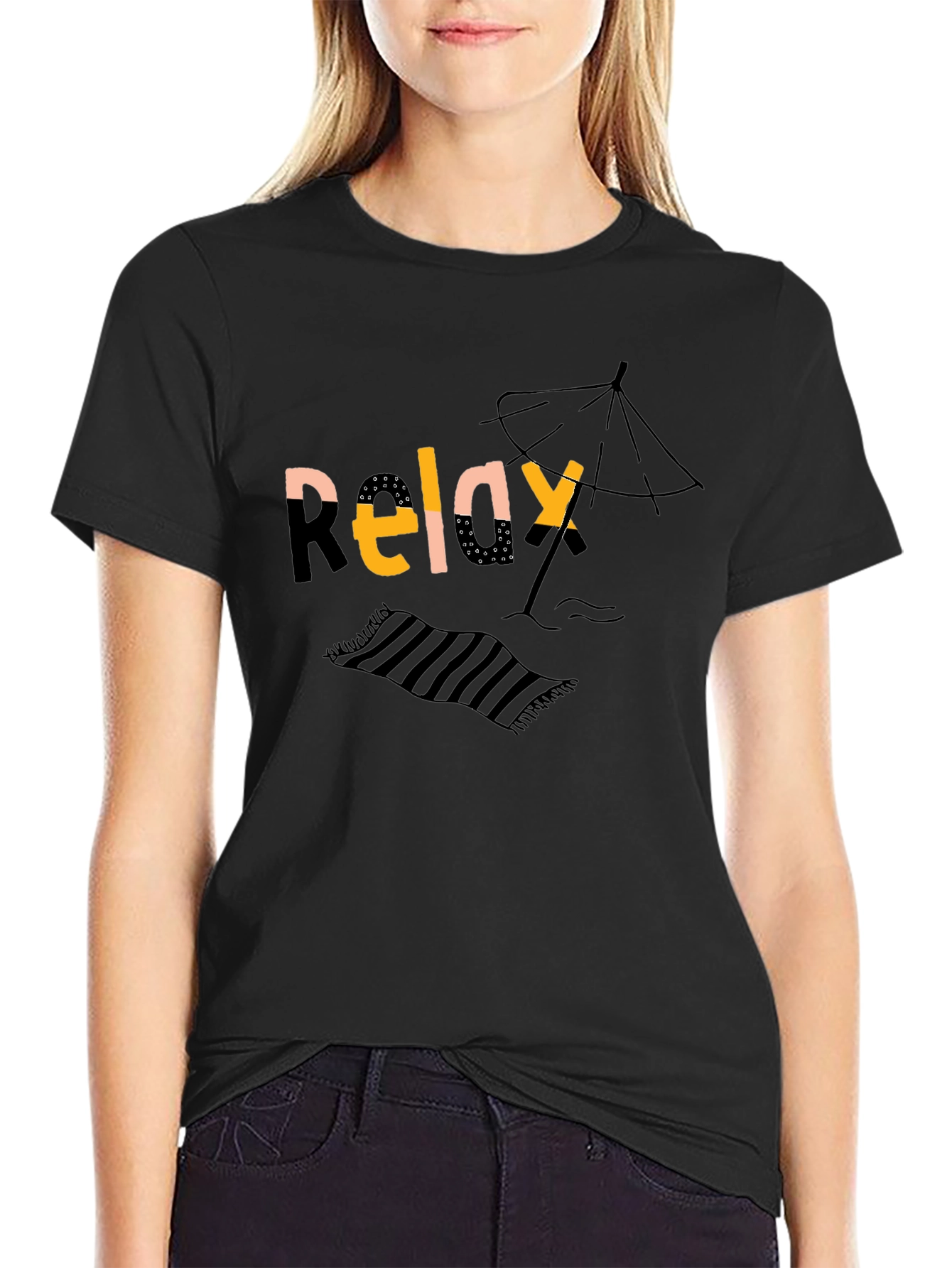 Relax Beach Graphic Tee - Vacation Vibes
