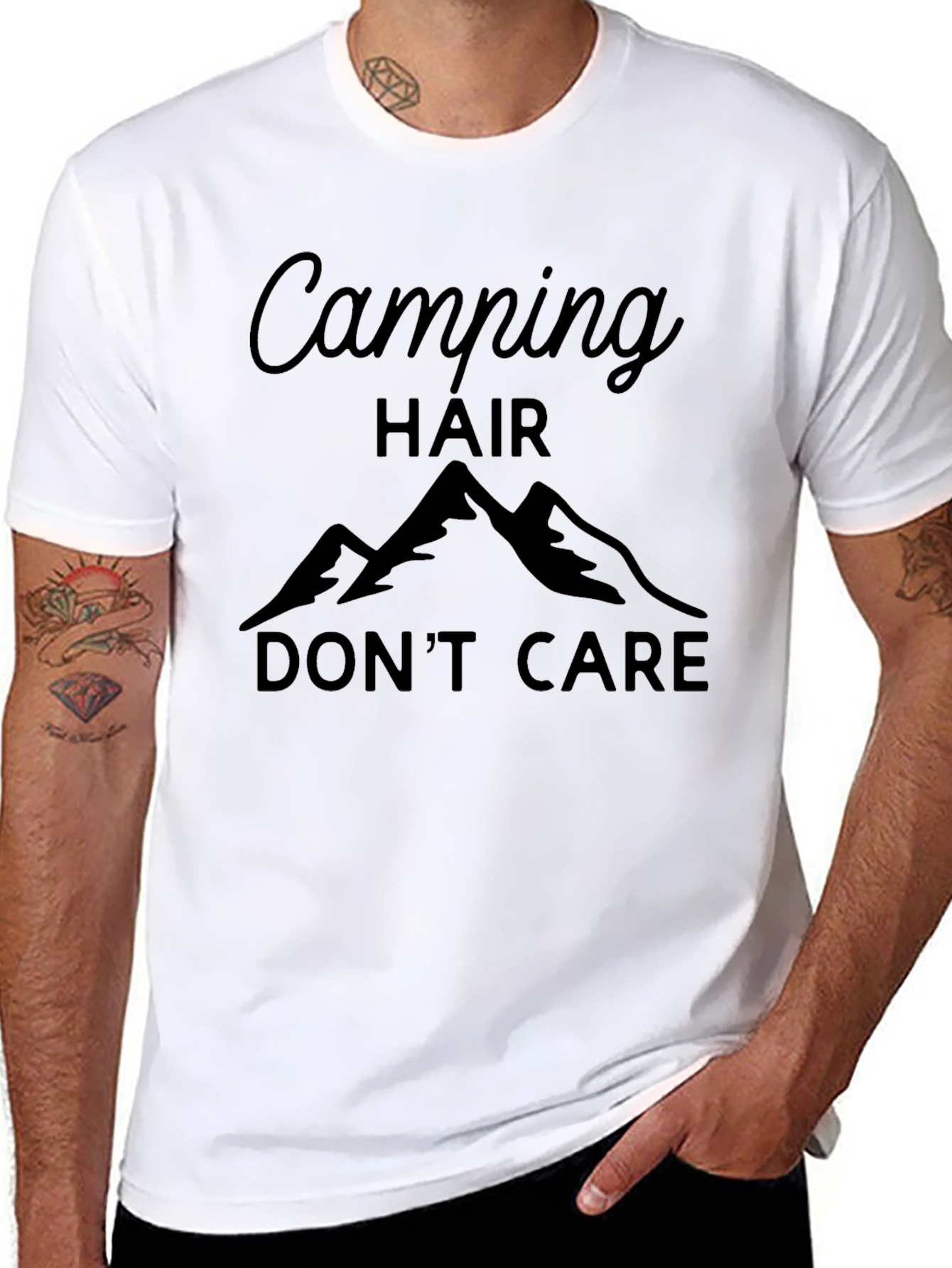 Camping Hair Dont Care T-Shirt