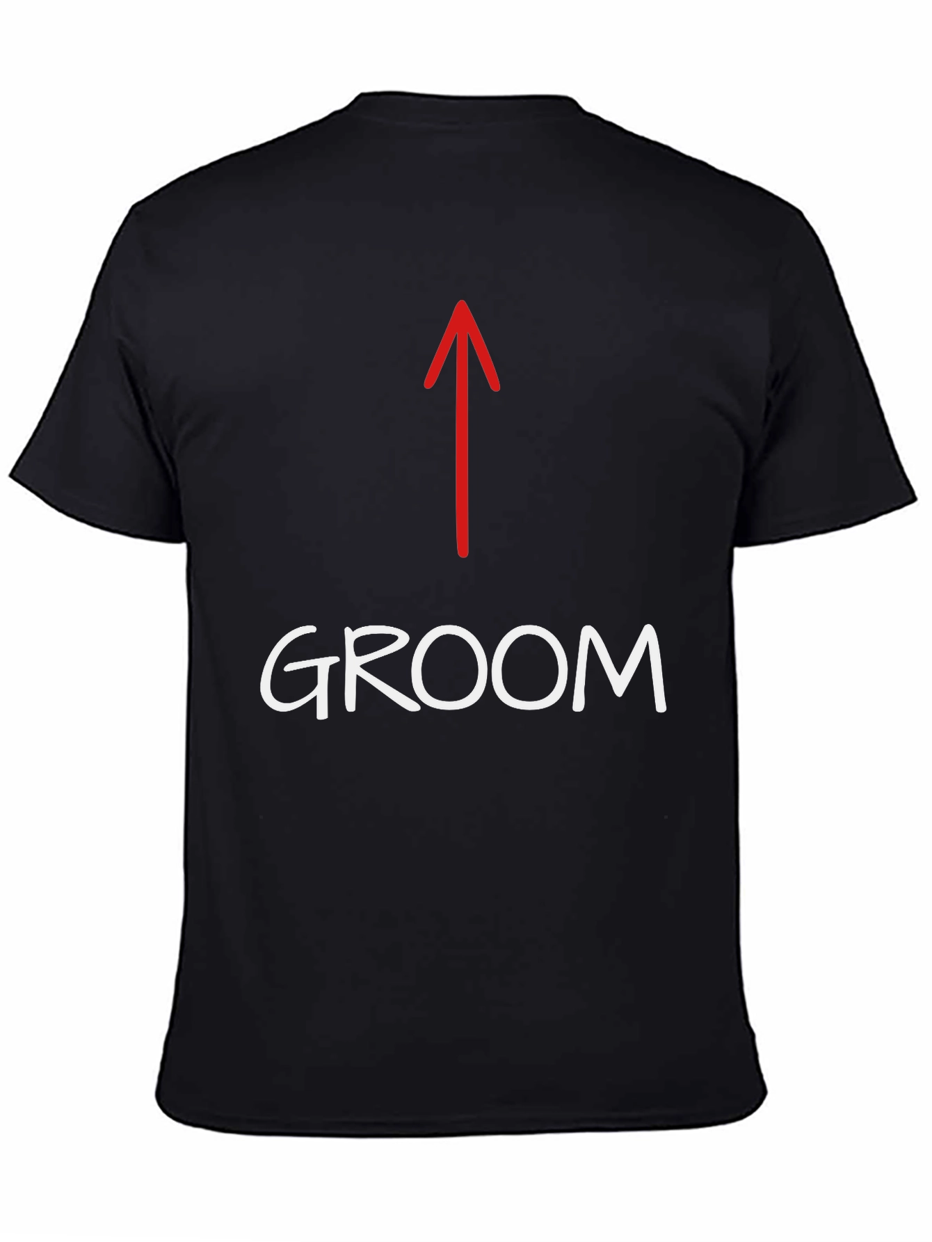 Groom T-Shirt with Arrow - Bachelor Party Apparel