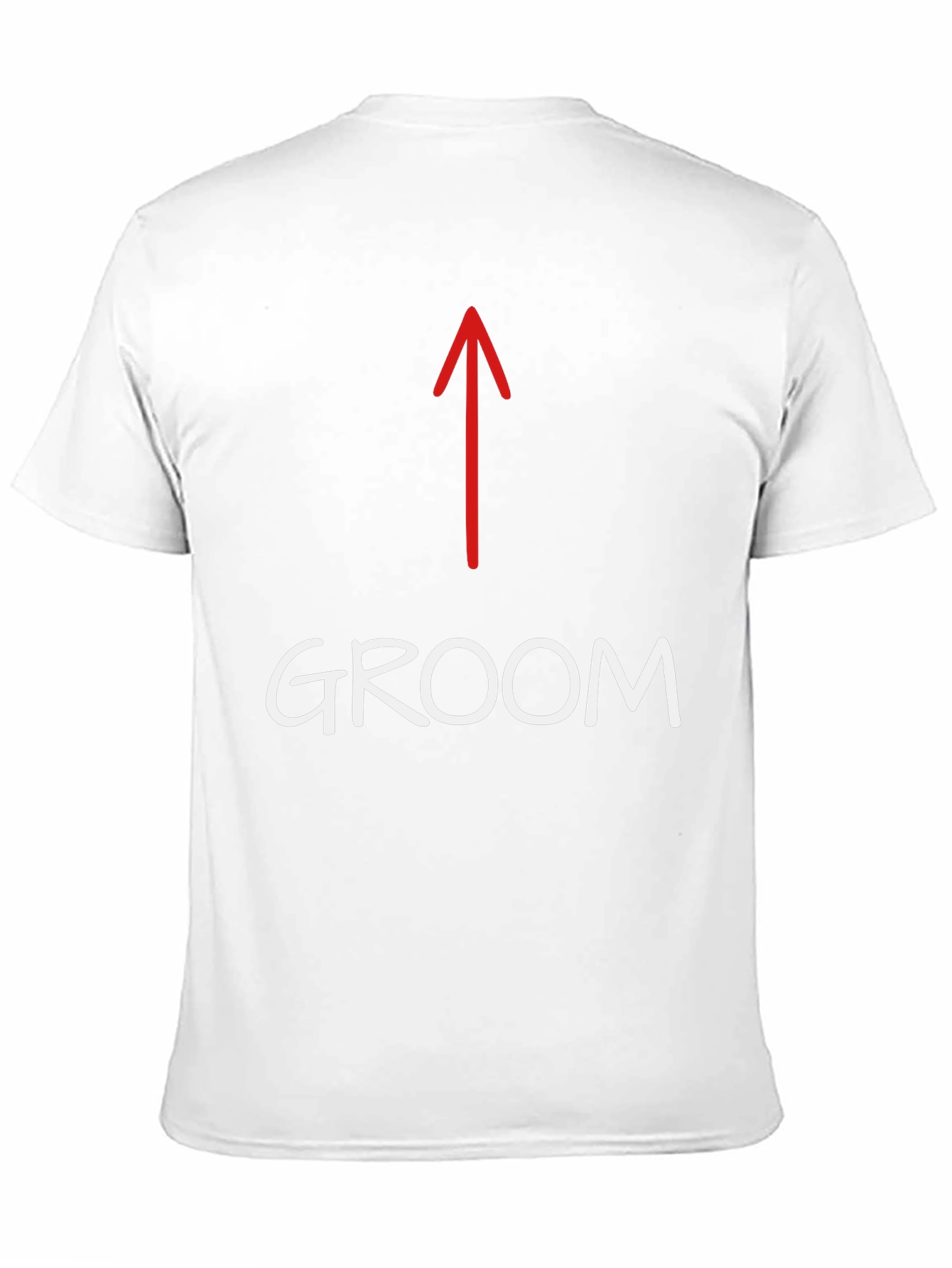 Groom T-Shirt with Arrow - Bachelor Party Apparel