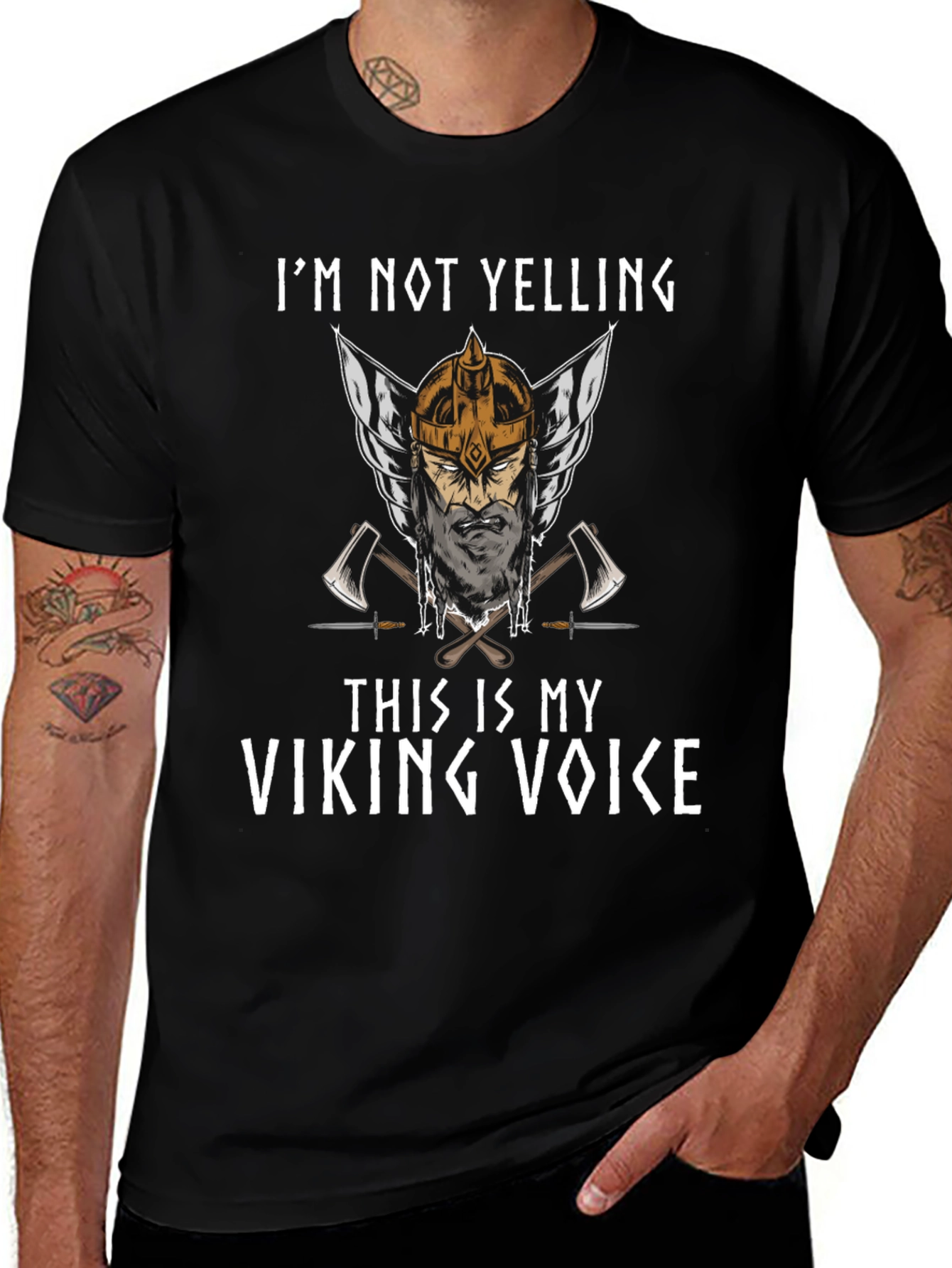 Viking Voice Tee - Im Not Yelling Shirt