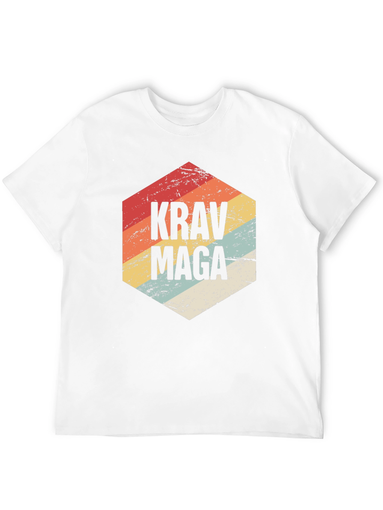 Krav Maga Retro Graphic Tee - Black Shirt