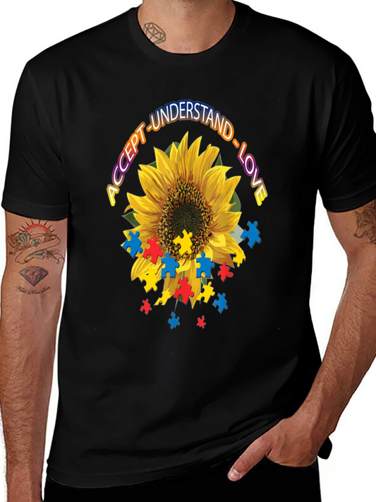 Autism Awareness Sunflower T-Shirt