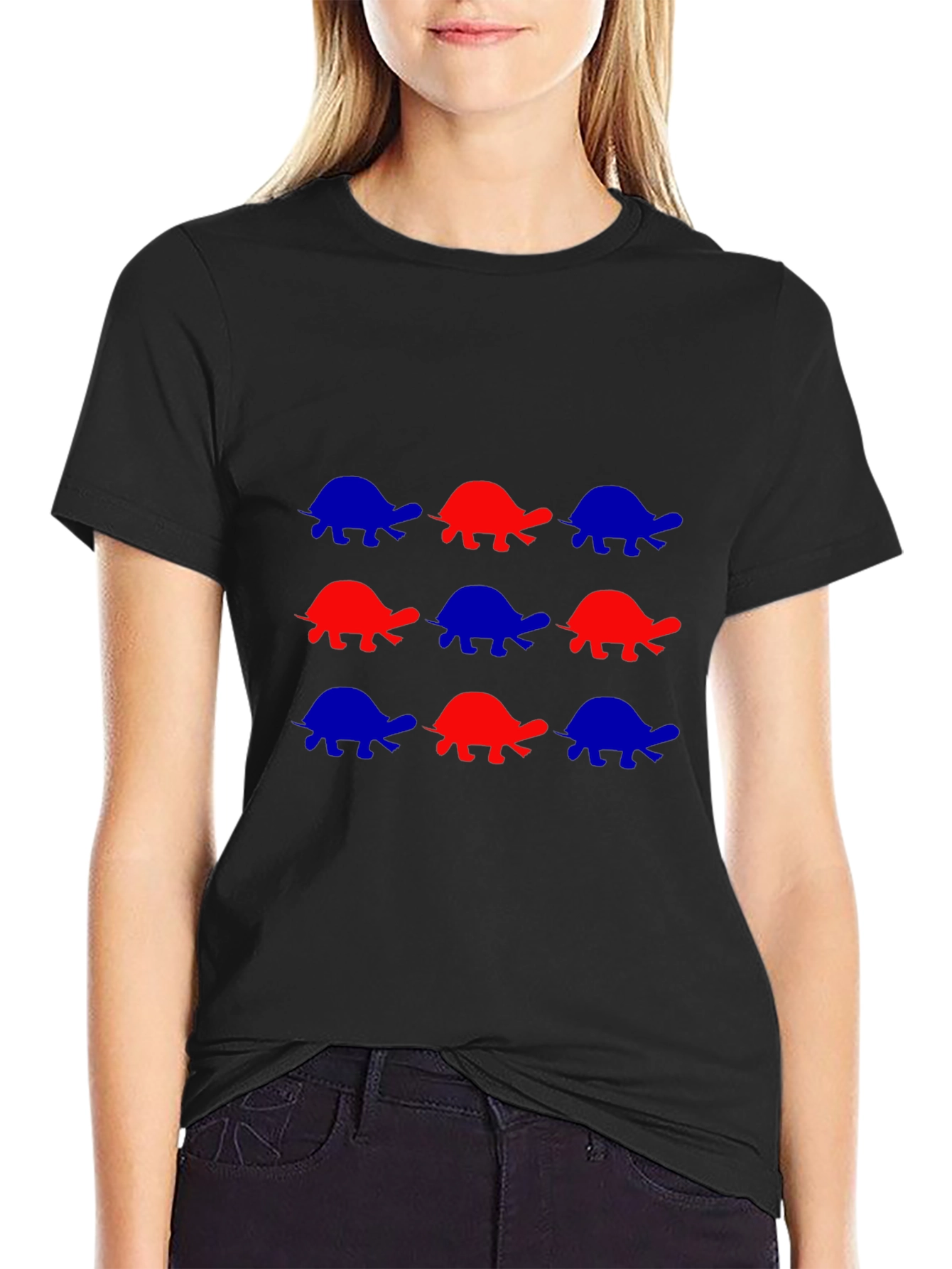 Turtle Pattern T-Shirt - Fun and Stylish