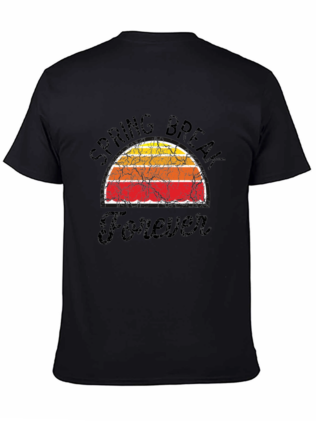 Spring Break Forever T-Shirt Retro Sunset Graphic Tee