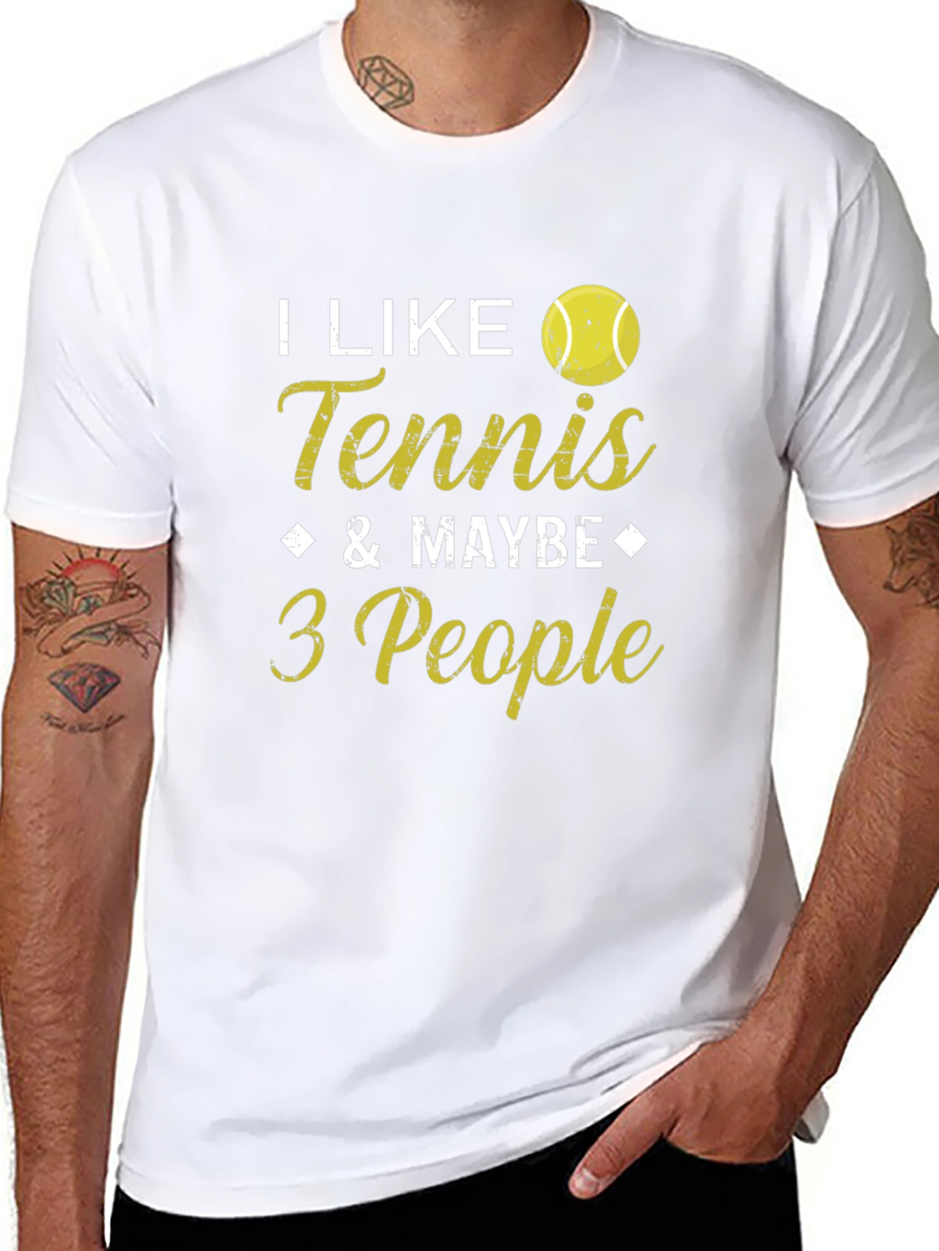 Funny Tennis Lover Graphic T-Shirt