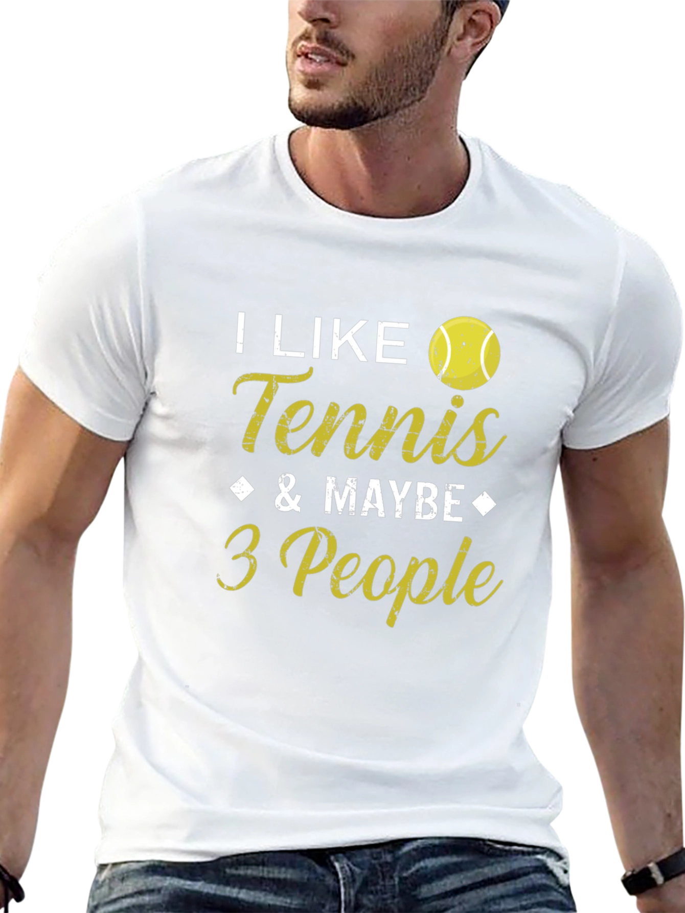 Funny Tennis Lover Graphic T-Shirt