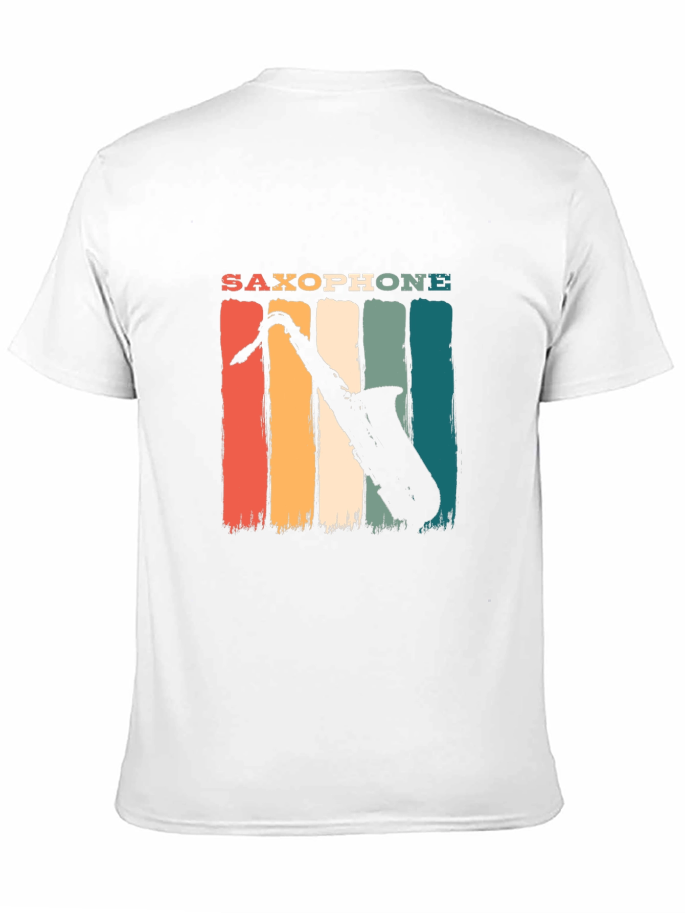 Saxophone Retro Graphic Tee - Music Lover T-Shirt