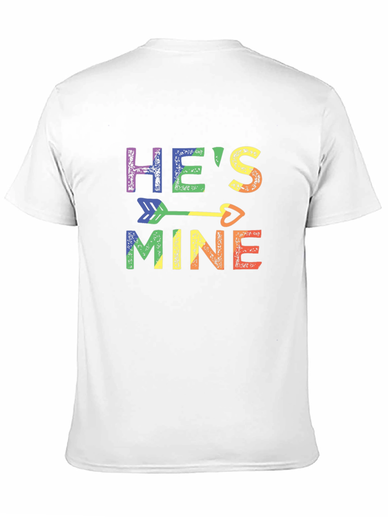 Hes Mine Rainbow LGBTQ+ Pride T-Shirt