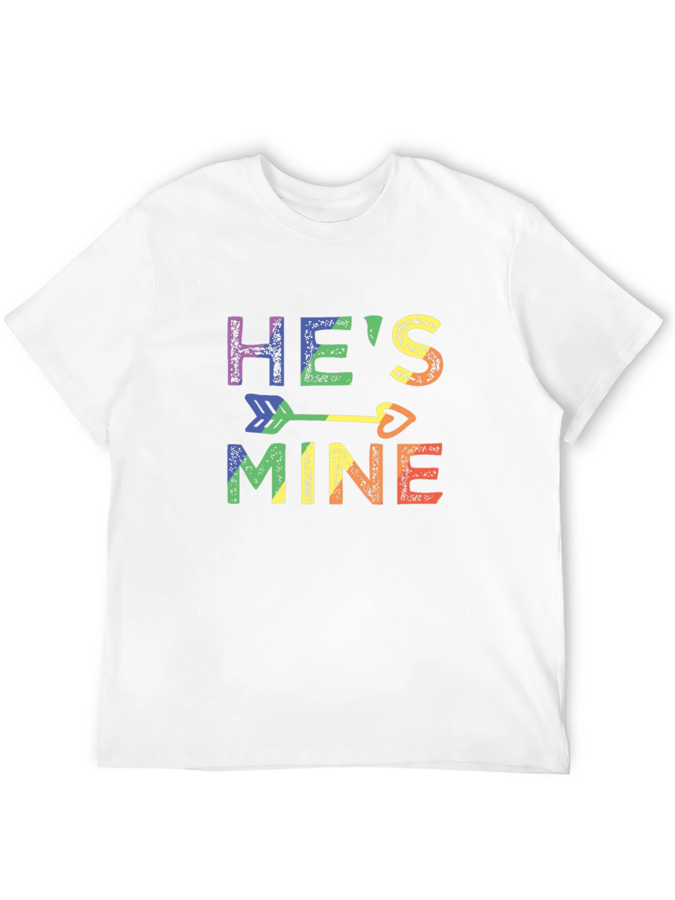 Hes Mine Rainbow LGBTQ+ Pride T-Shirt