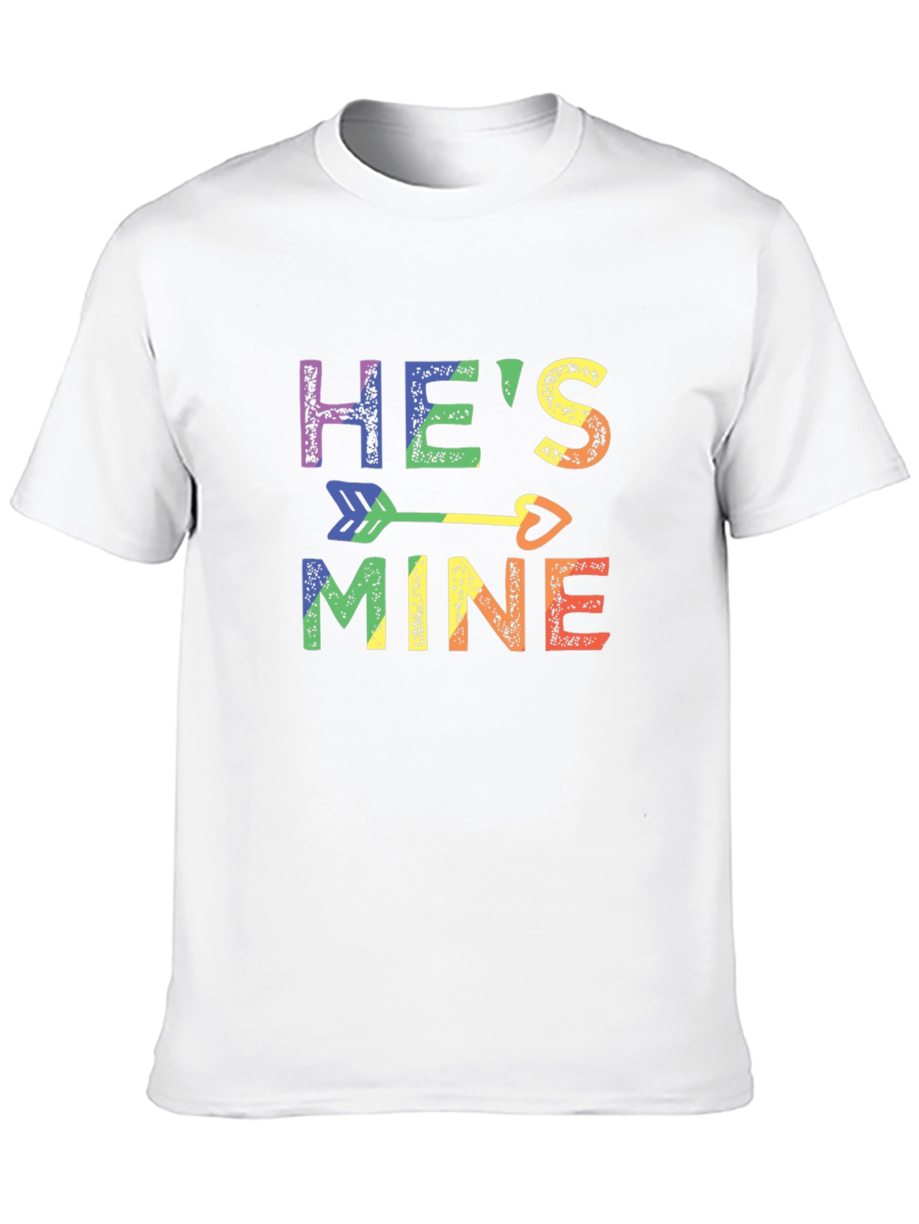 Hes Mine Rainbow LGBTQ+ Pride T-Shirt