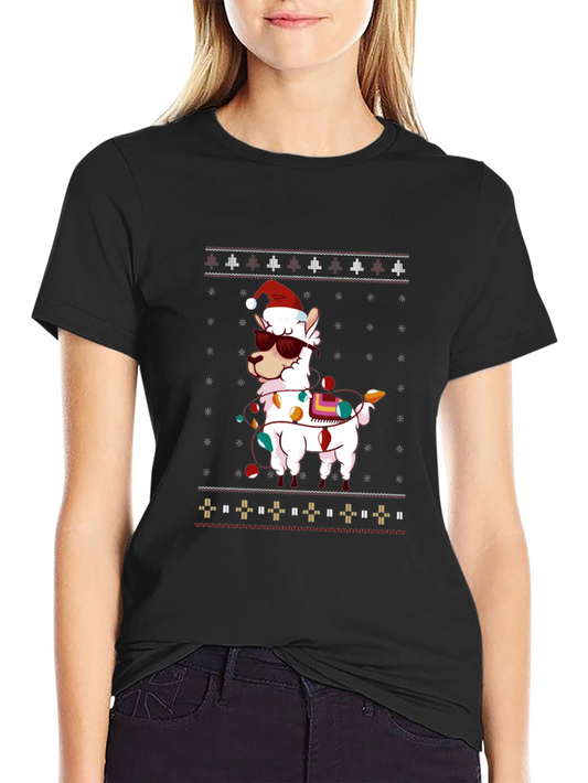 Llama Christmas T-Shirt