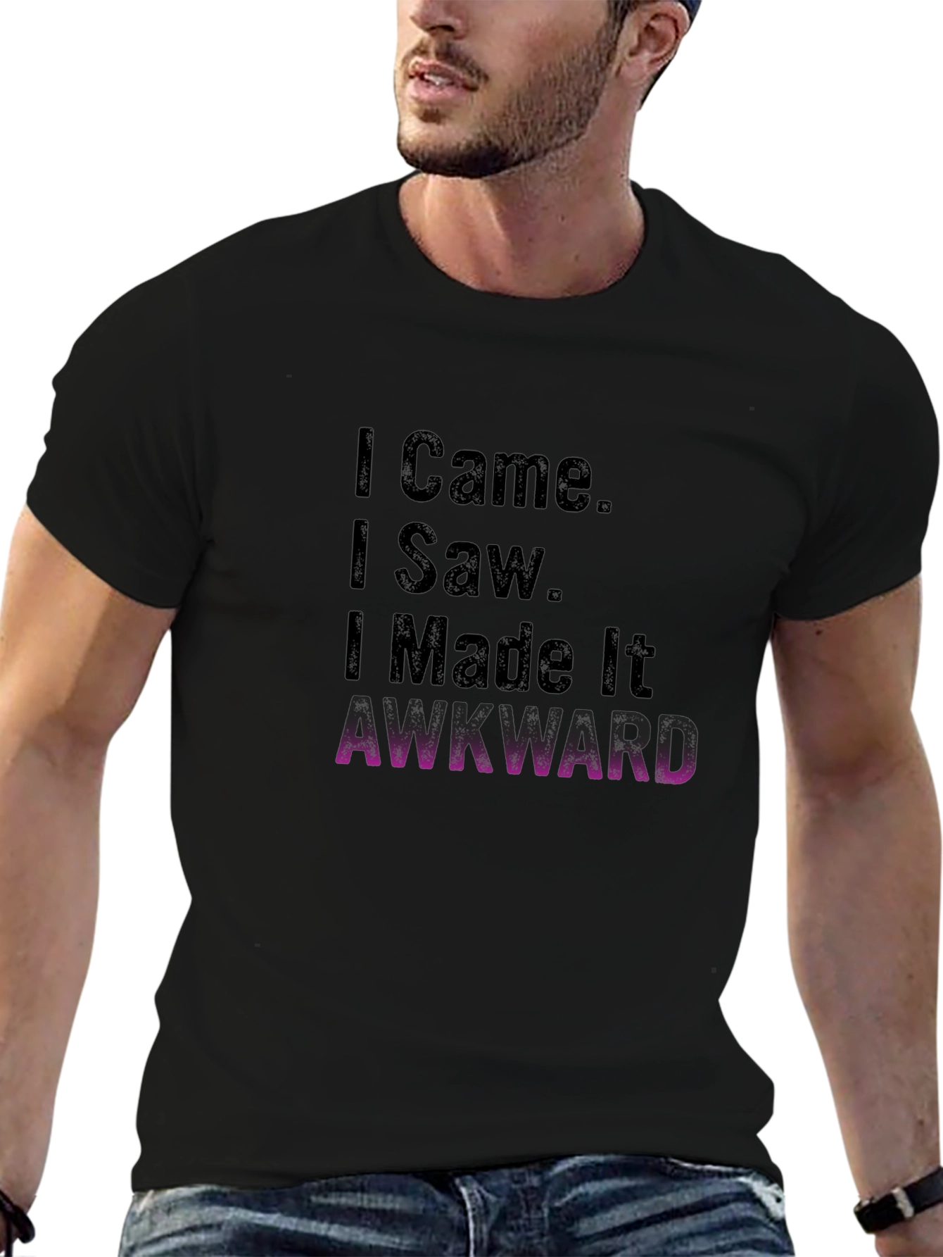 Awkward Humor Graphic T-Shirt