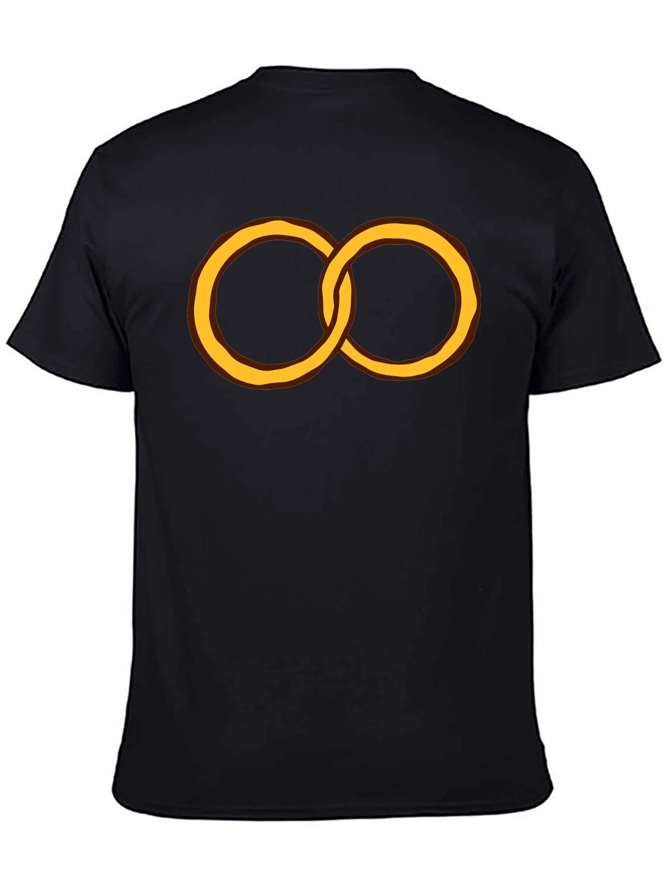 Linked Rings Graphic Black Tee