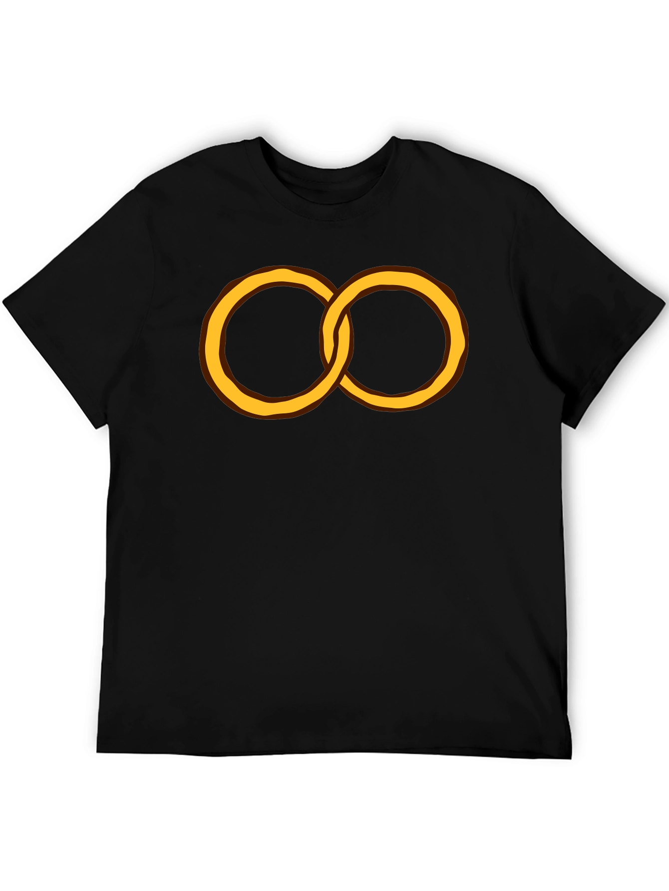 Linked Rings Graphic Black Tee