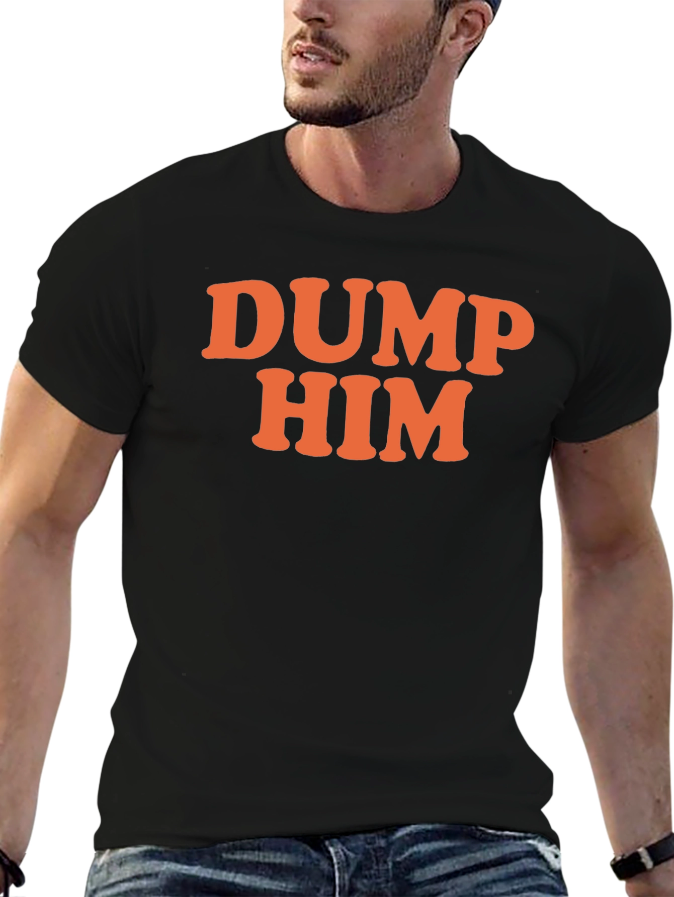 DUMP HIM Graphic T-Shirt - Sarcastic Fun