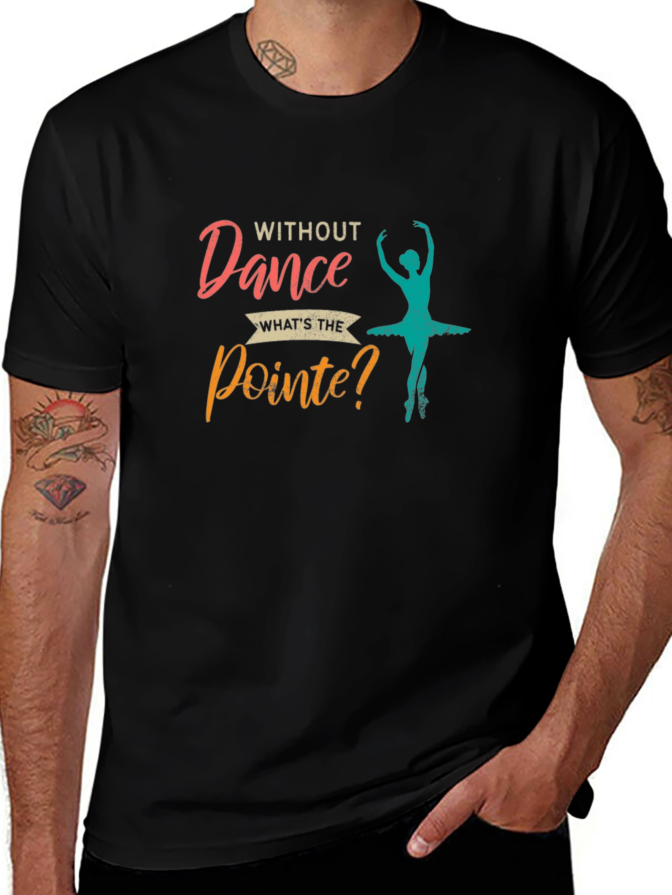 Dance Pointe Graphic T-Shirt - Unique Dancer Tee