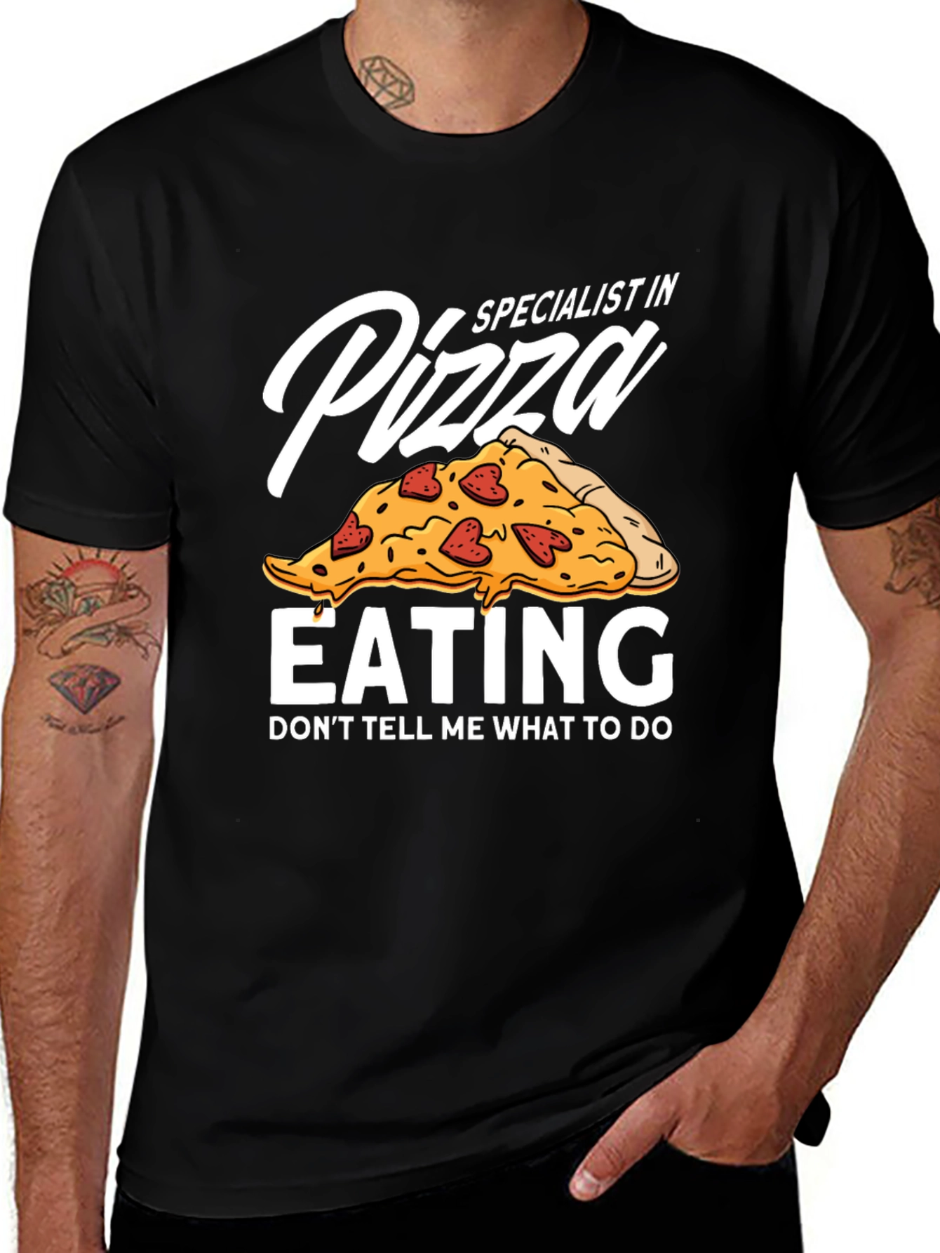 Pizza Eating Specialist Graphic T-Shirt
