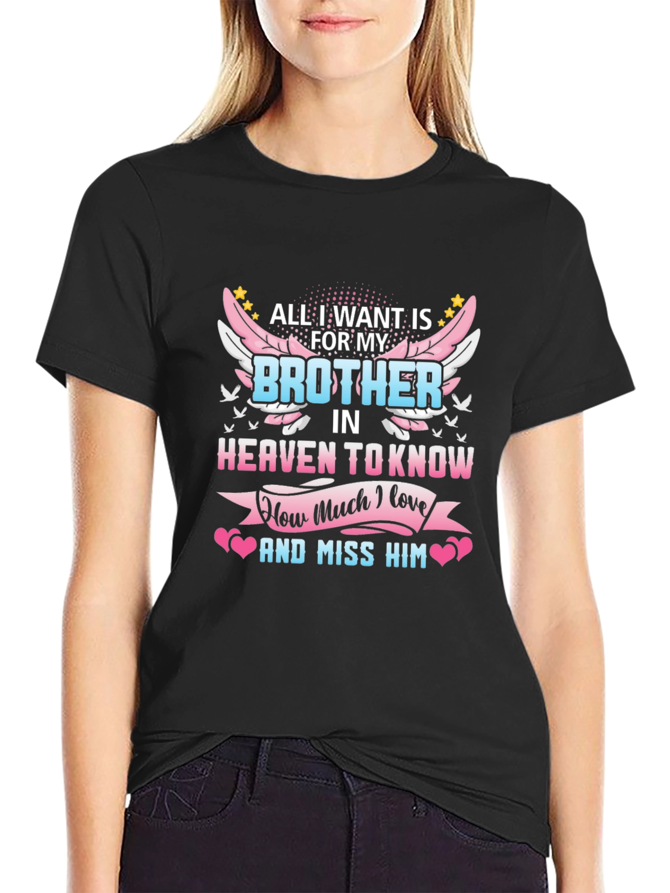 Brother In Heaven Memorial T-Shirt