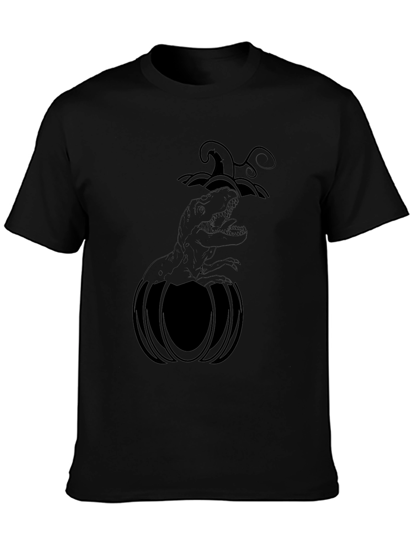 Halloween Dino Pumpkin T-Shirt