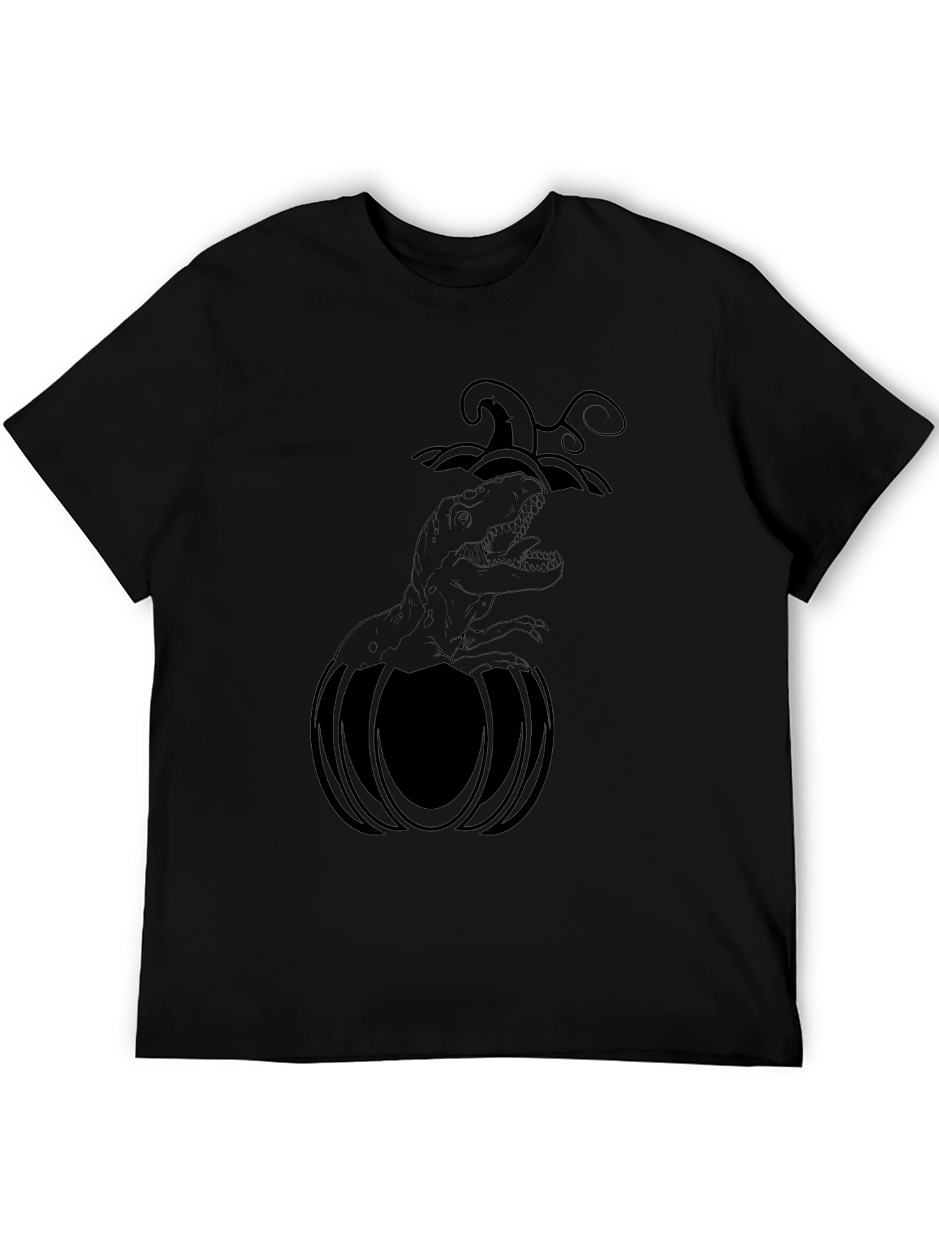 Halloween Dino Pumpkin T-Shirt