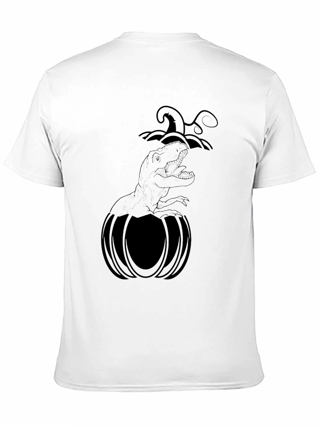 Halloween Dino Pumpkin T-Shirt