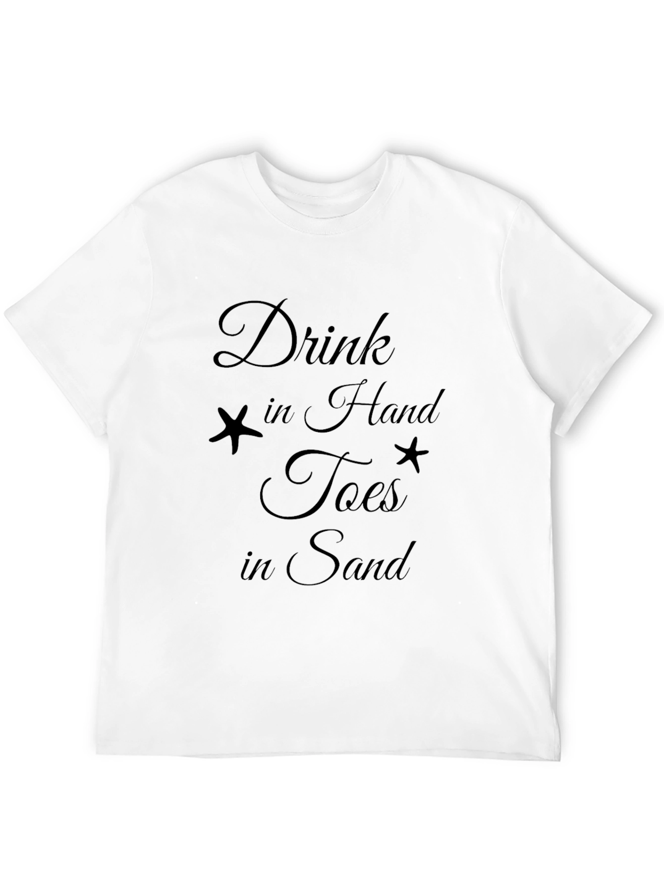 Drink in Hand Toes in Sand T-Shirt