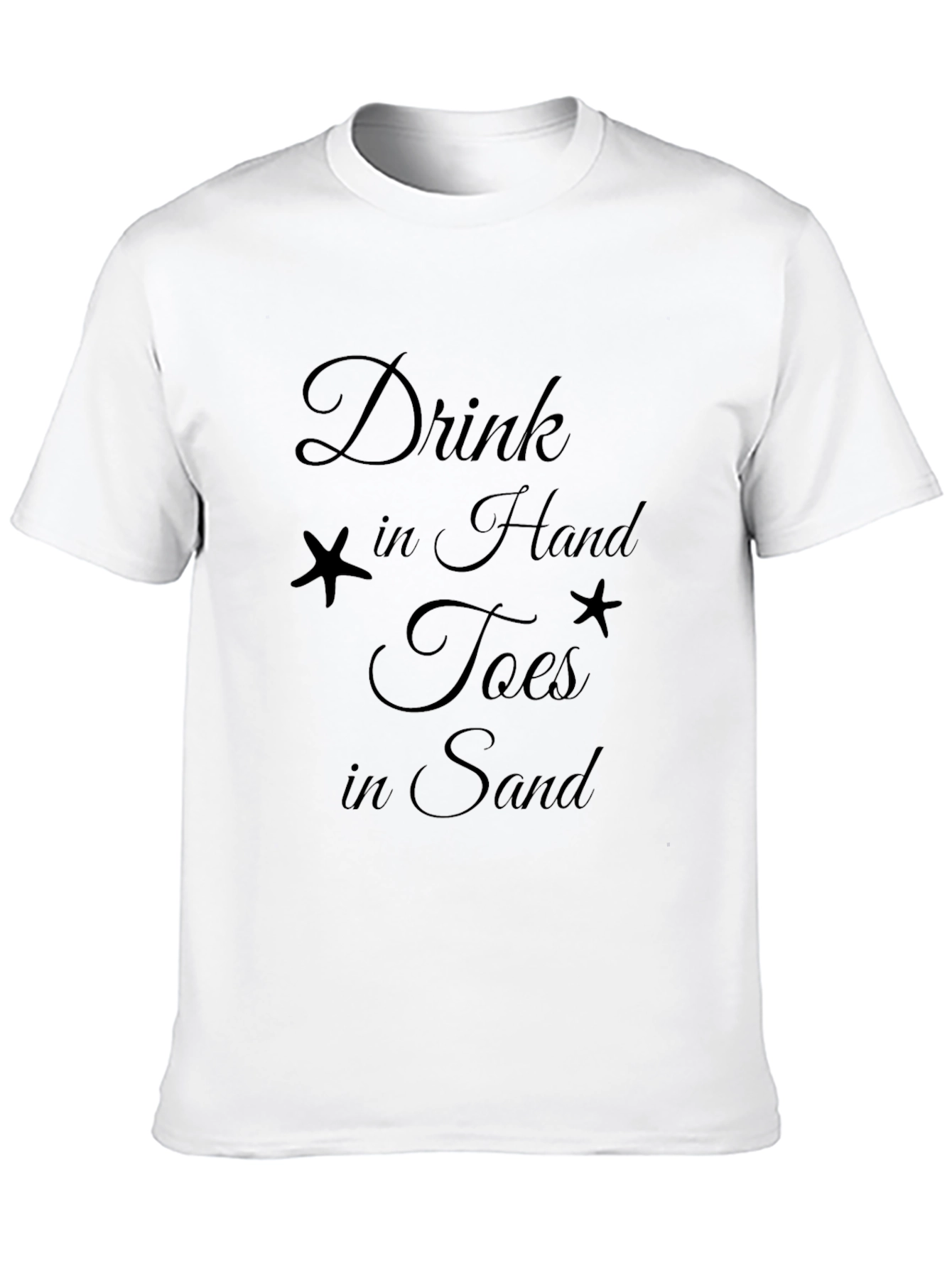 Drink in Hand Toes in Sand T-Shirt