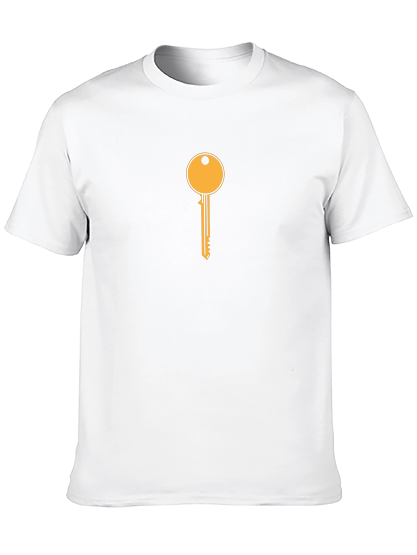 Key Graphic Black Tee - Unlock Your Style
