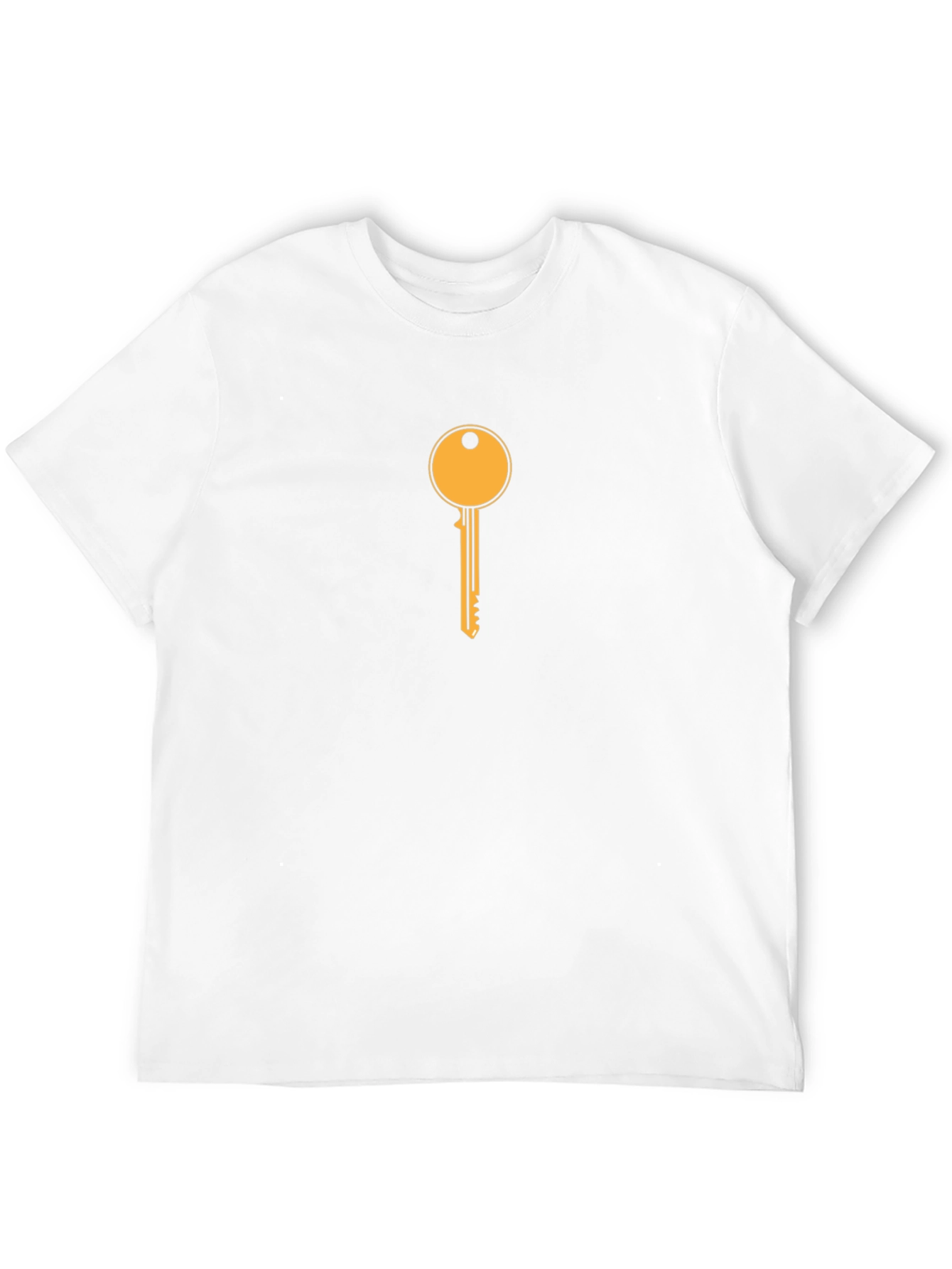 Key Graphic Black Tee - Unlock Your Style