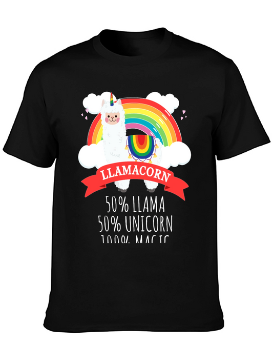 Llamacorn T-Shirt: 50% Llama 50% Unicorn