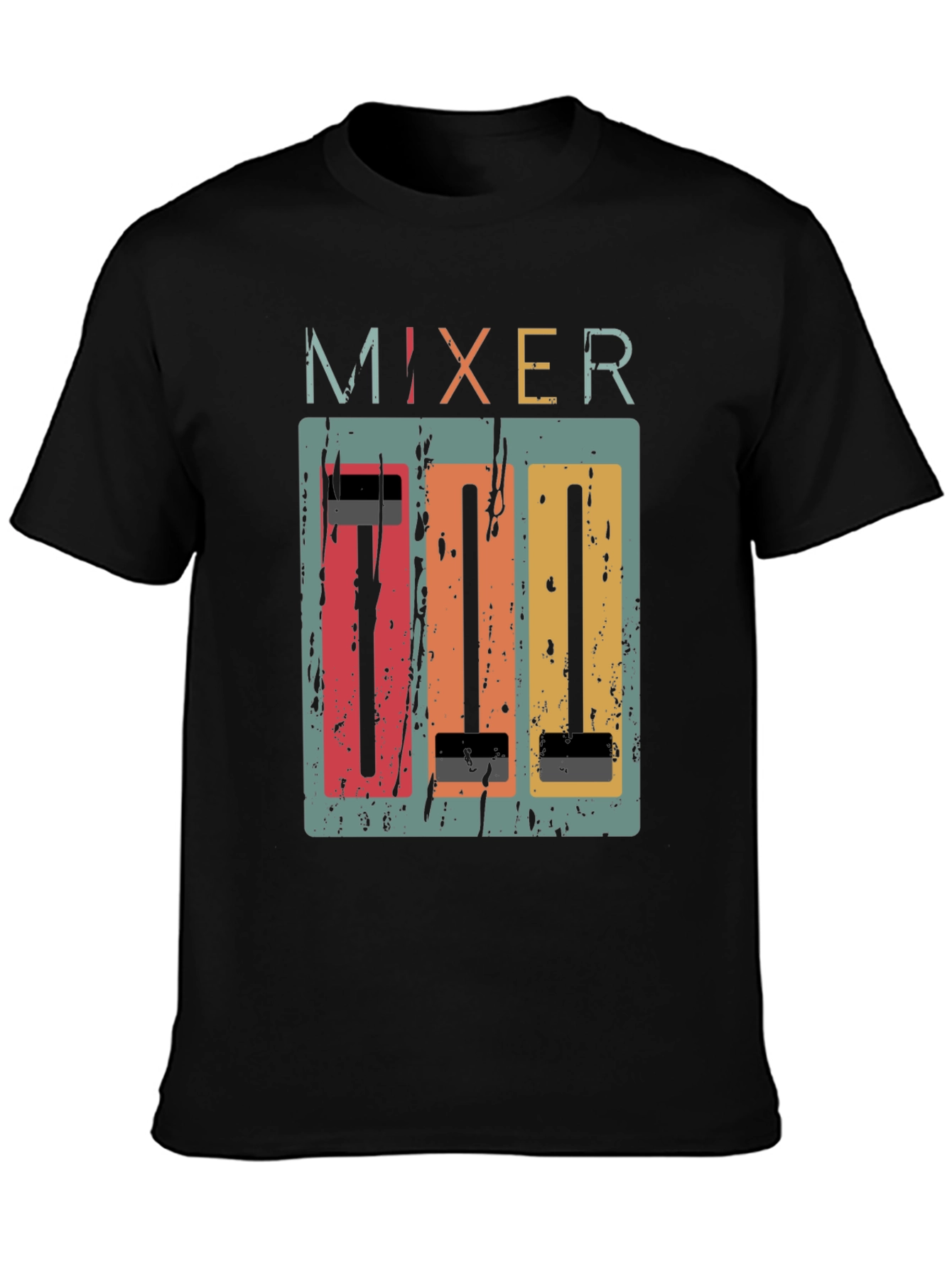 Retro Mixer Graphic Tee - Music Lovers T-Shirt