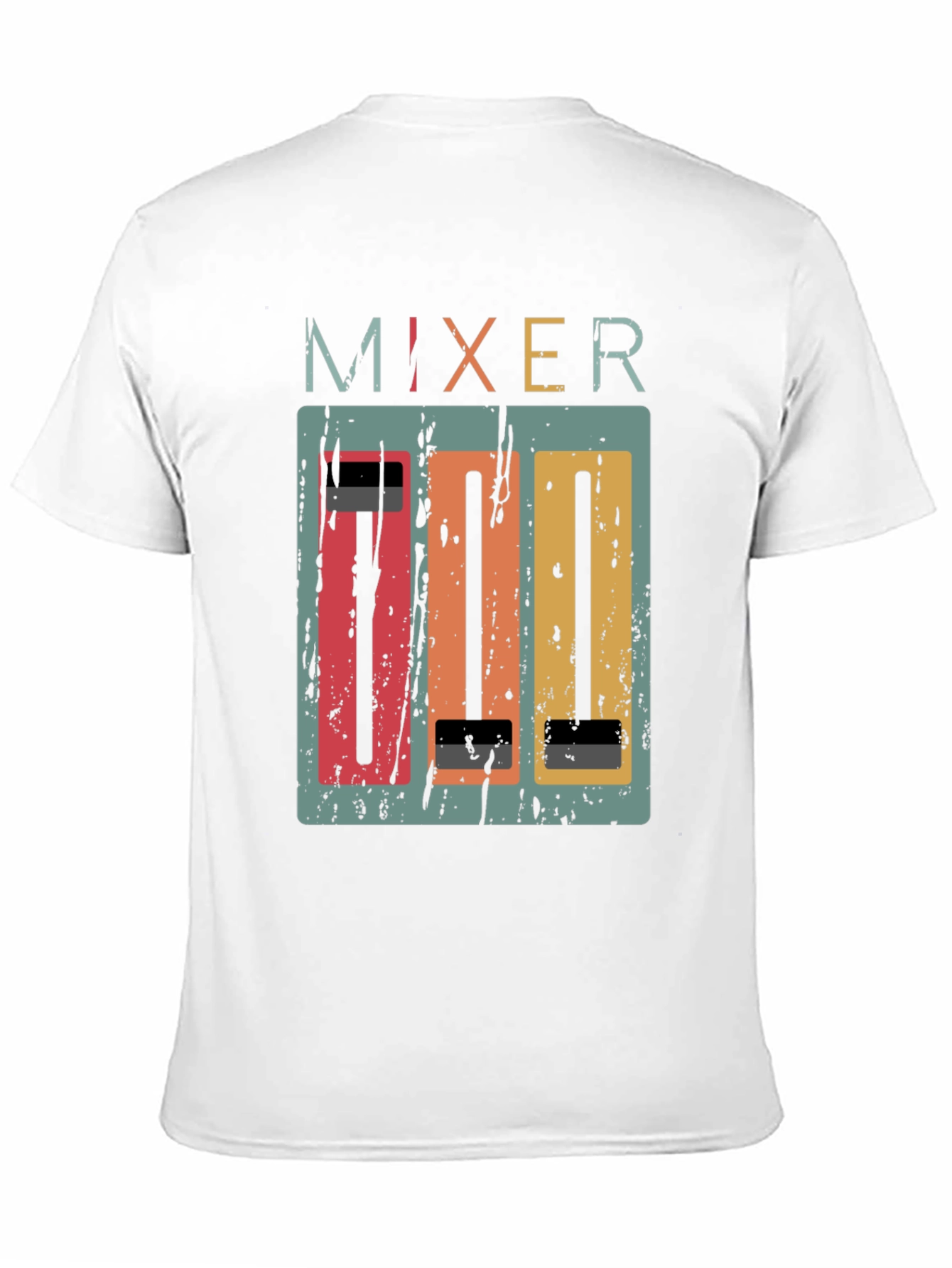 Retro Mixer Graphic Tee - Music Lovers T-Shirt