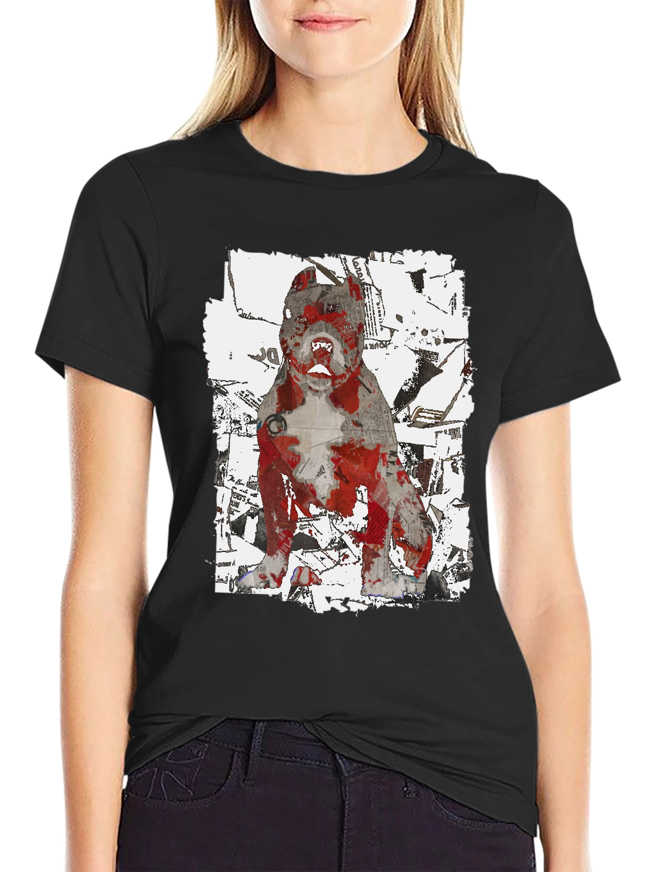 Graphic Dog T-Shirt - Streetwear Style