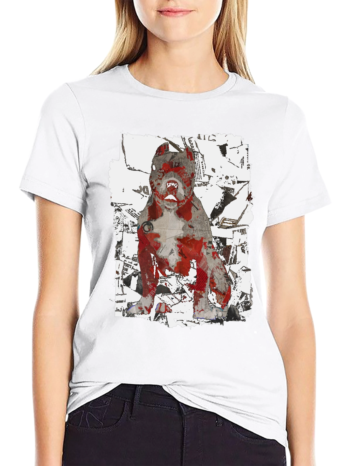 Graphic Dog T-Shirt - Streetwear Style