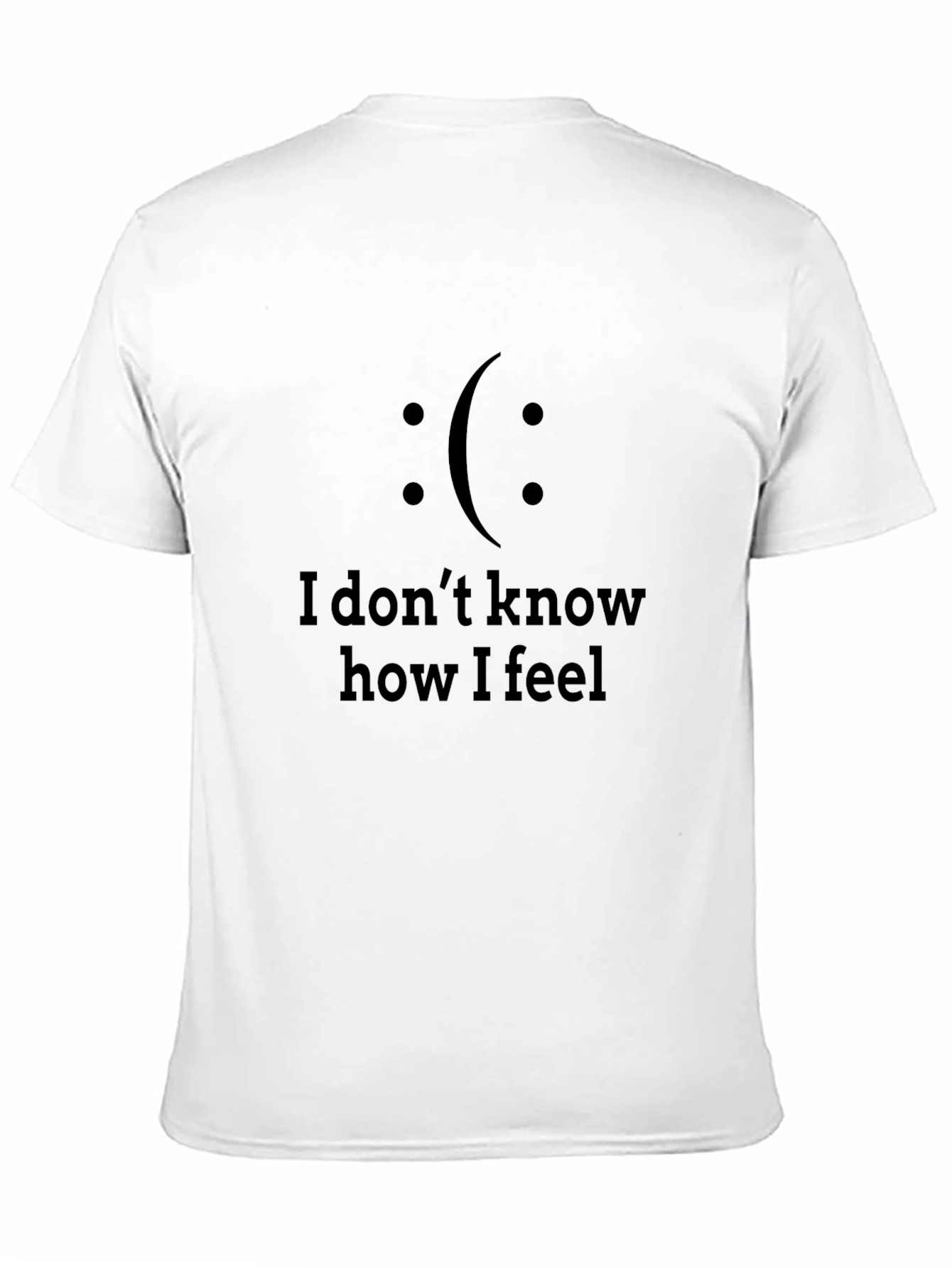Emo Feeling Black T-Shirt - Unisex Casual Wear
