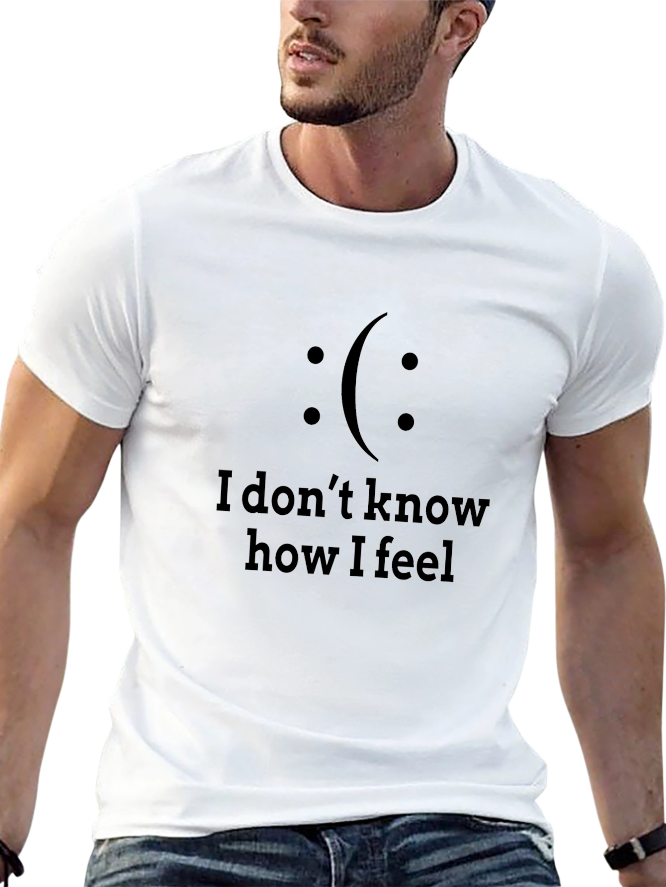 Emo Feeling Black T-Shirt - Unisex Casual Wear