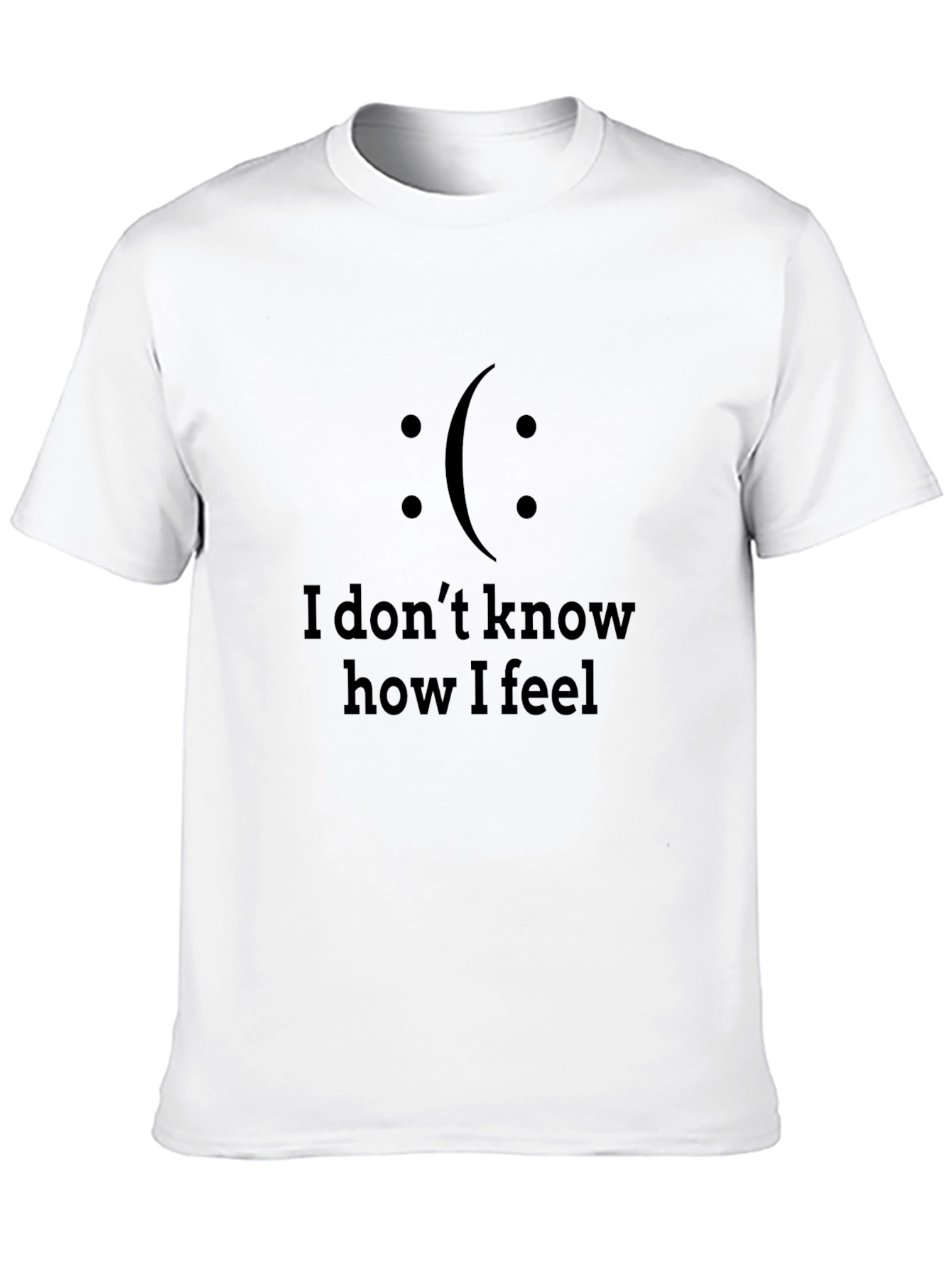 Emo Feeling Black T-Shirt - Unisex Casual Wear
