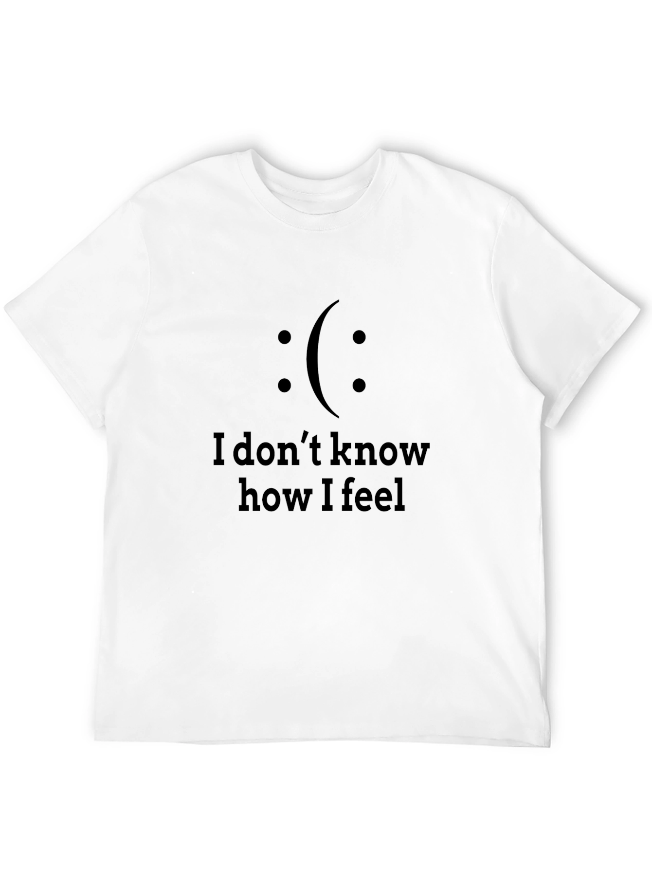 Emo Feeling Black T-Shirt - Unisex Casual Wear