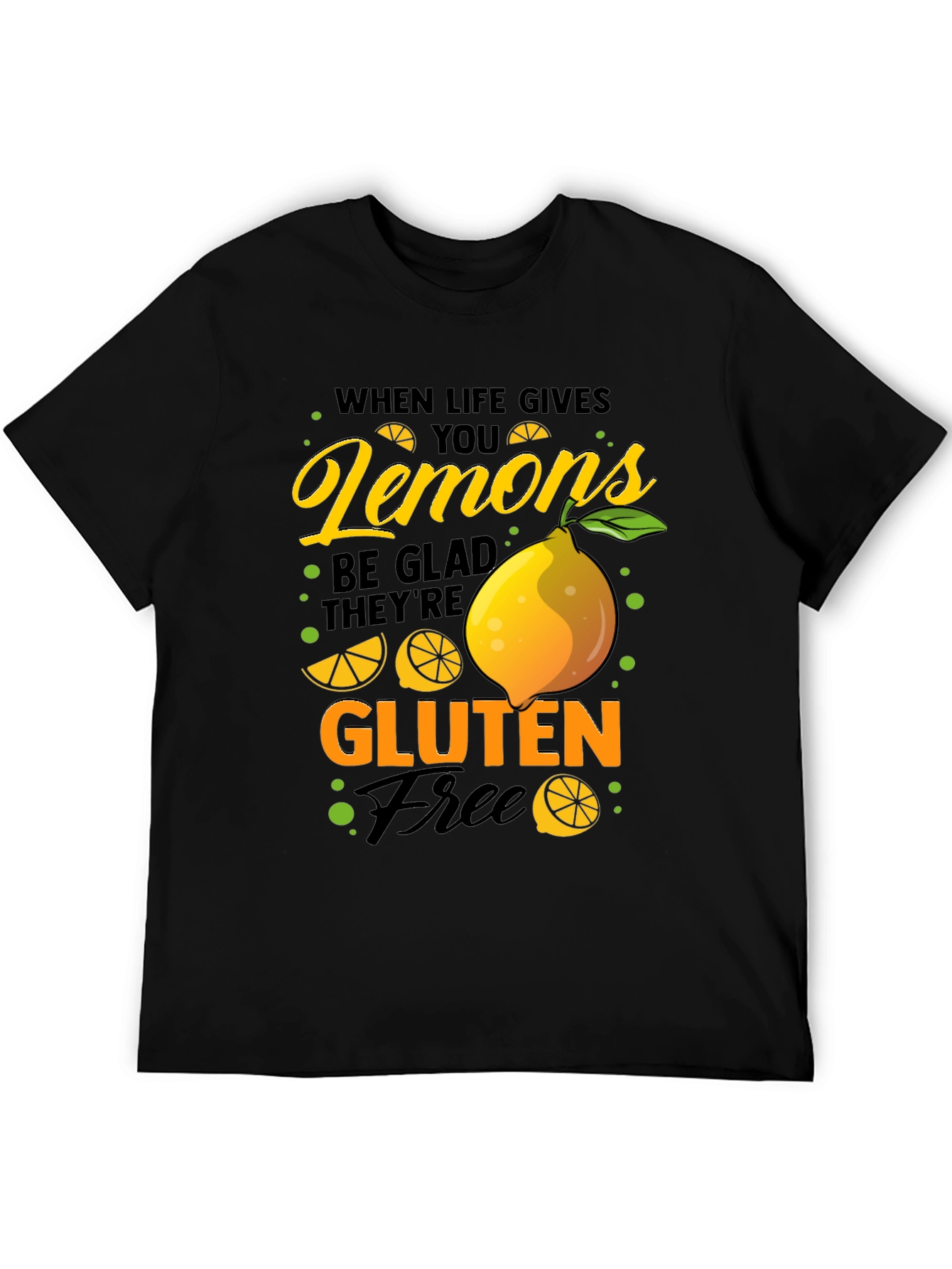 Funny Lemon Gluten Free Graphic T-Shirt