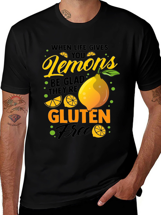 Funny Lemon Gluten Free Graphic T-Shirt