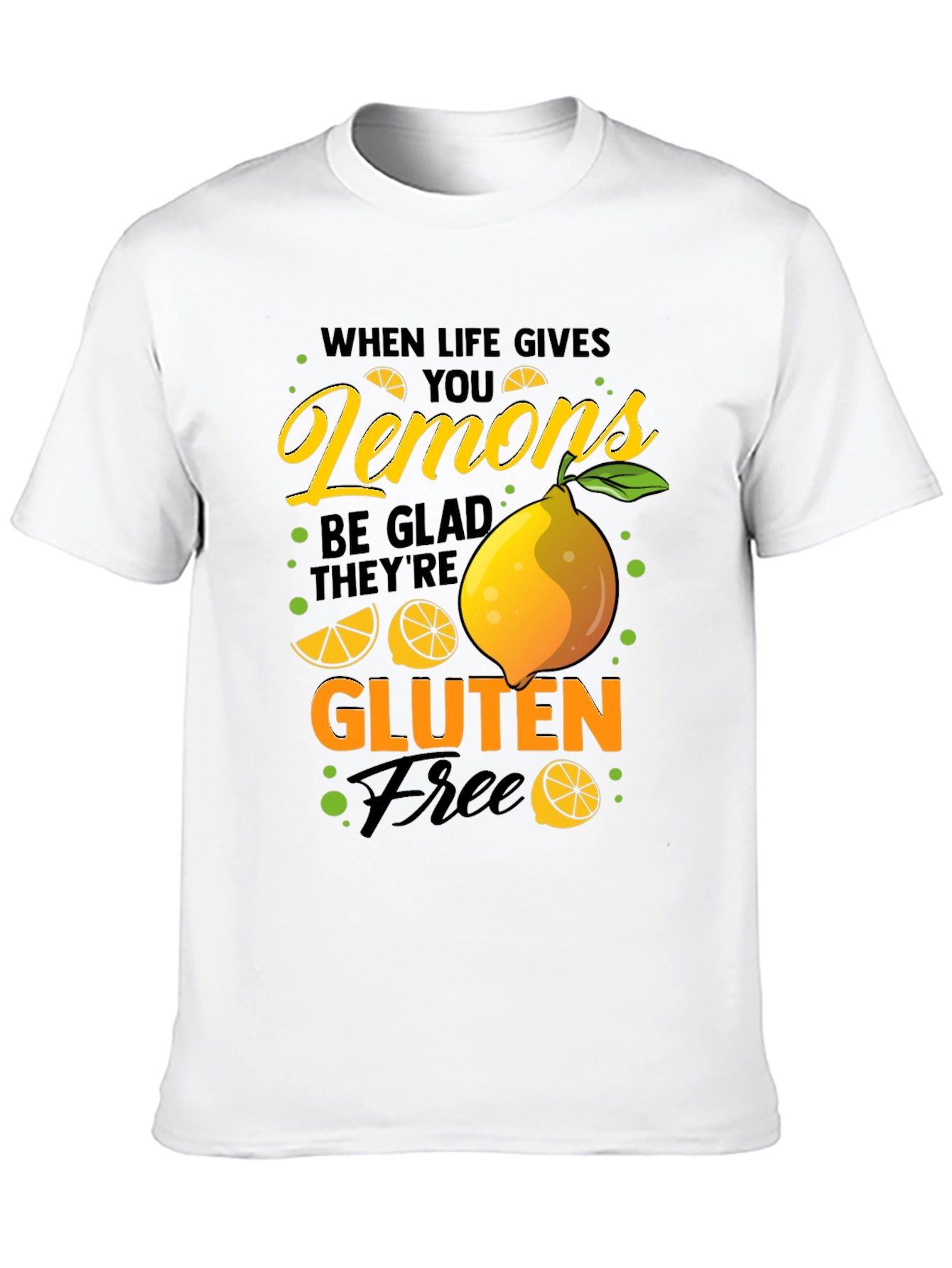 Funny Lemon Gluten Free Graphic T-Shirt