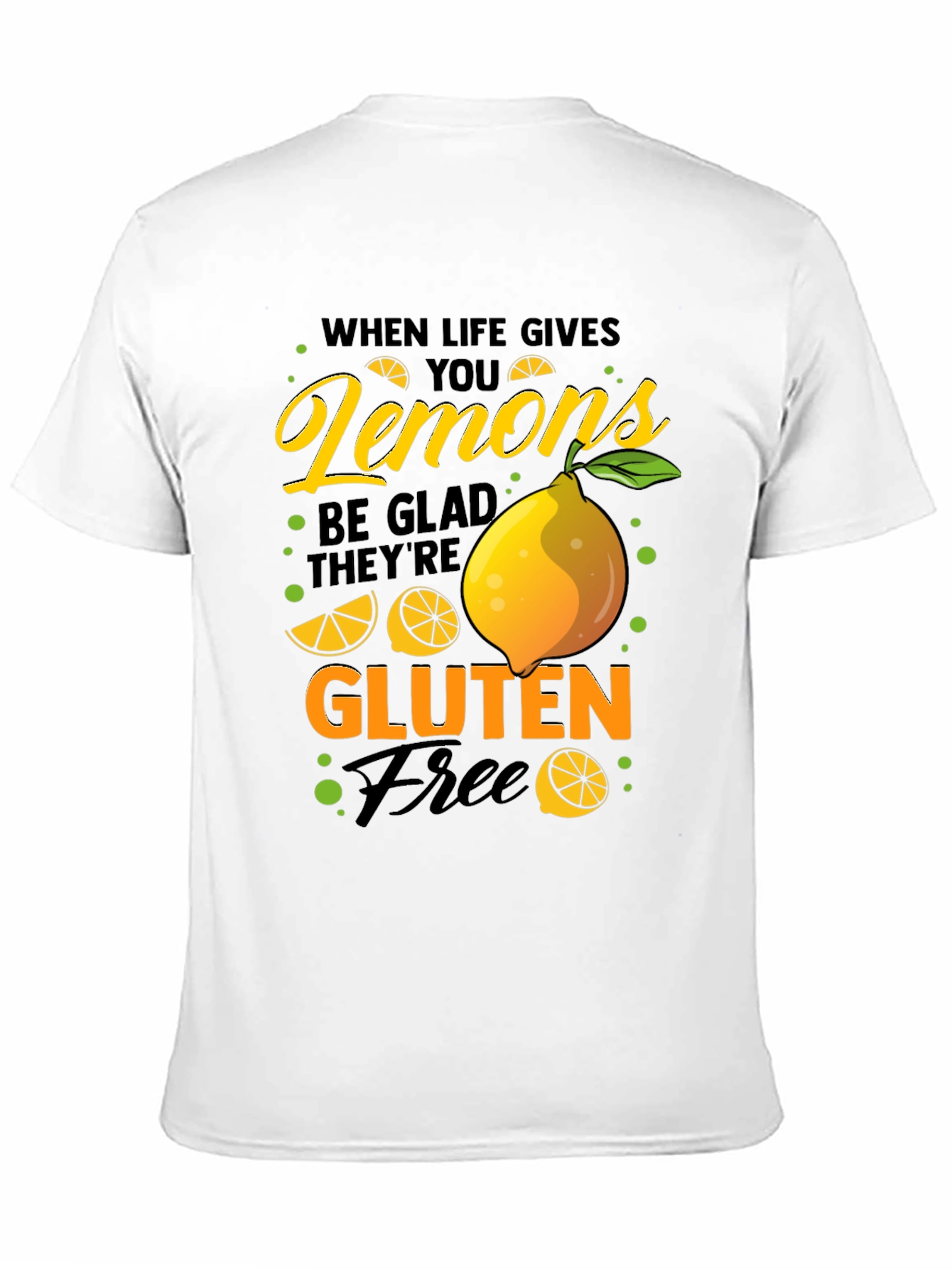 Funny Lemon Gluten Free Graphic T-Shirt