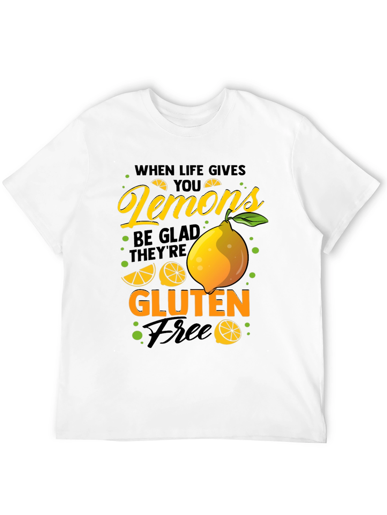 Funny Lemon Gluten Free Graphic T-Shirt