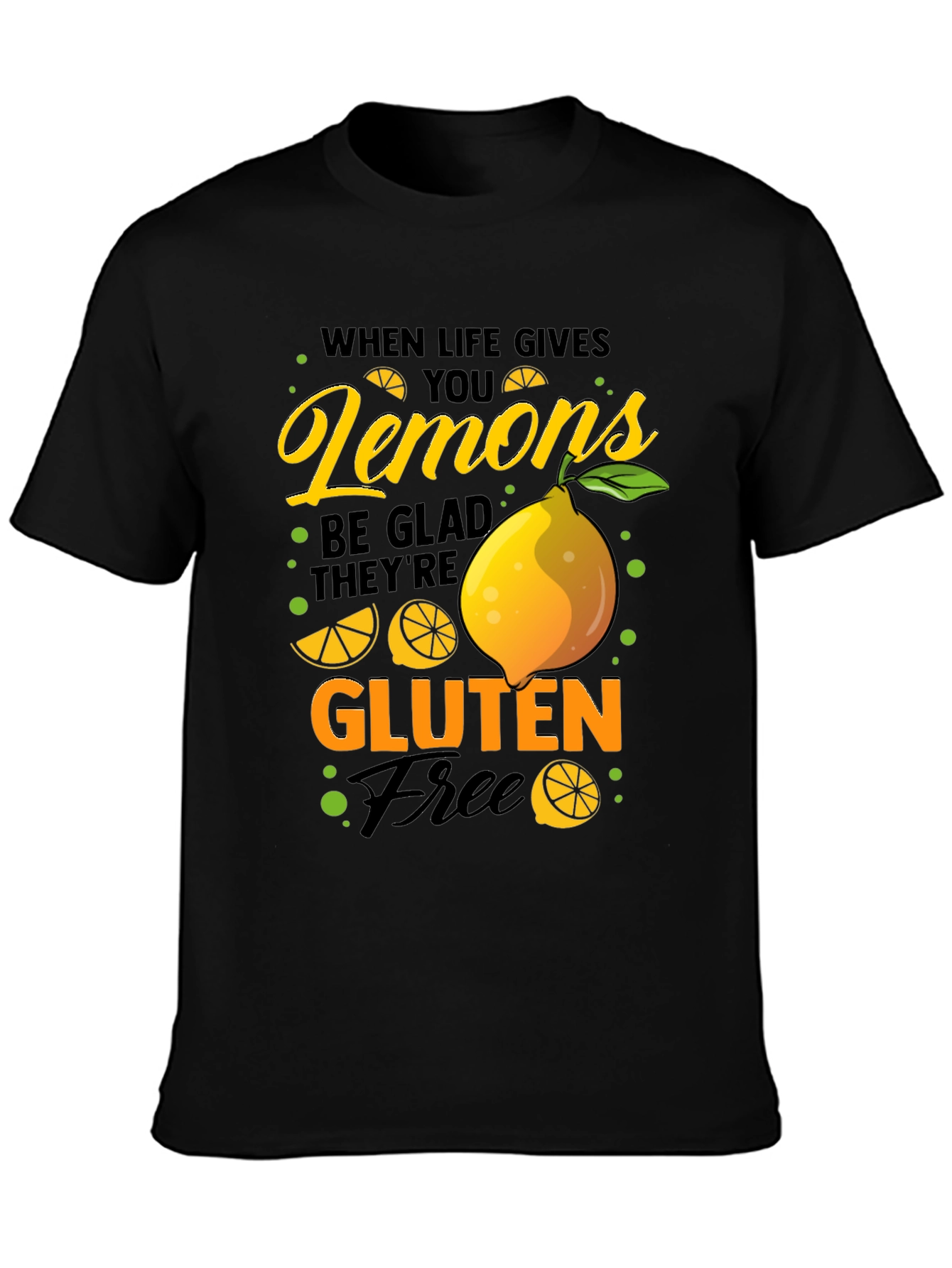 Funny Lemon Gluten Free Graphic T-Shirt