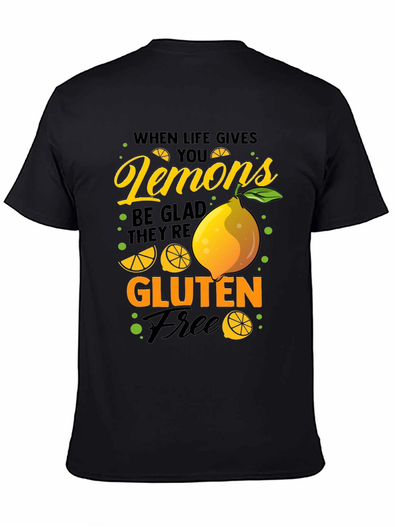Funny Lemon Gluten Free Graphic T-Shirt
